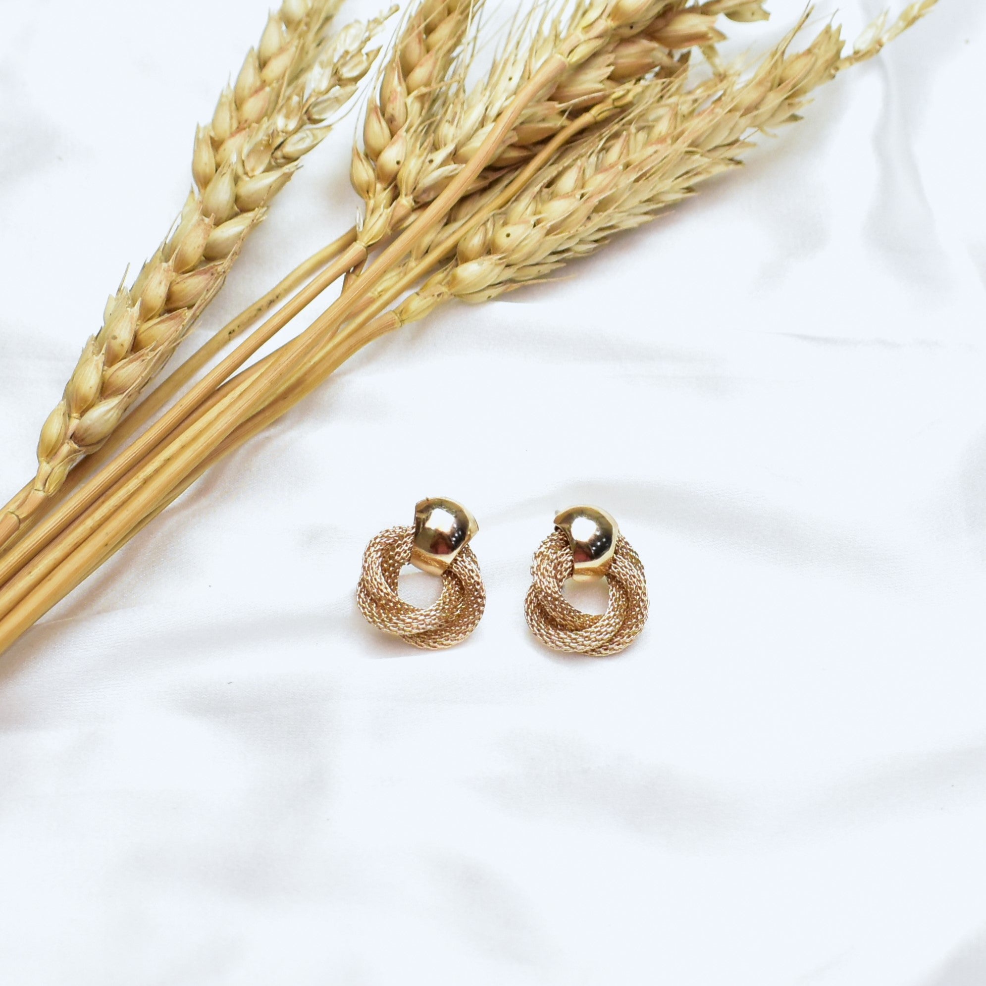 TFC Ziggy Vibes Gold Plated Stud Earrings