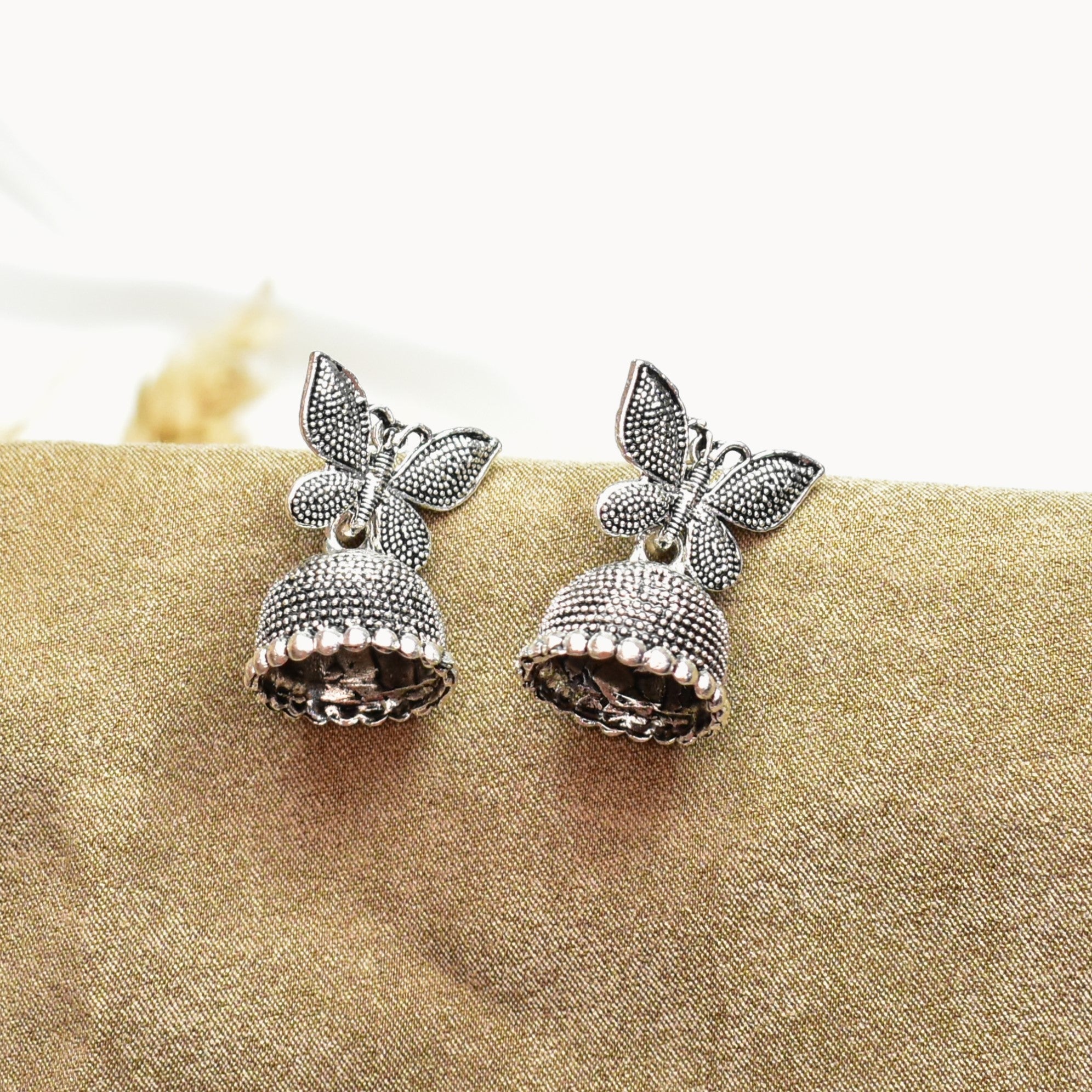 TFC Bollywood Beauty Oxidised Dangler Earrings