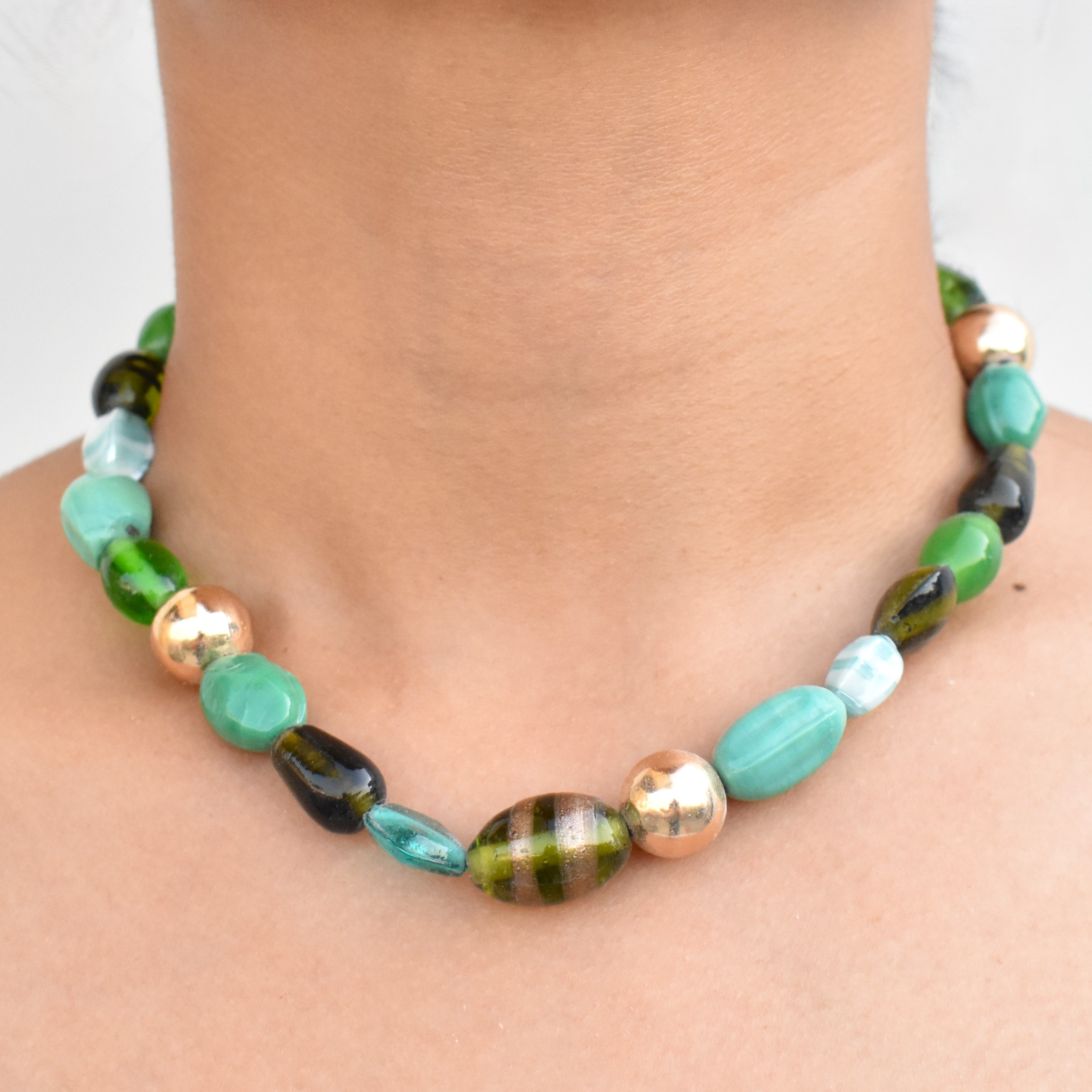 TFC Sea Stone Assorted Beads Necklace