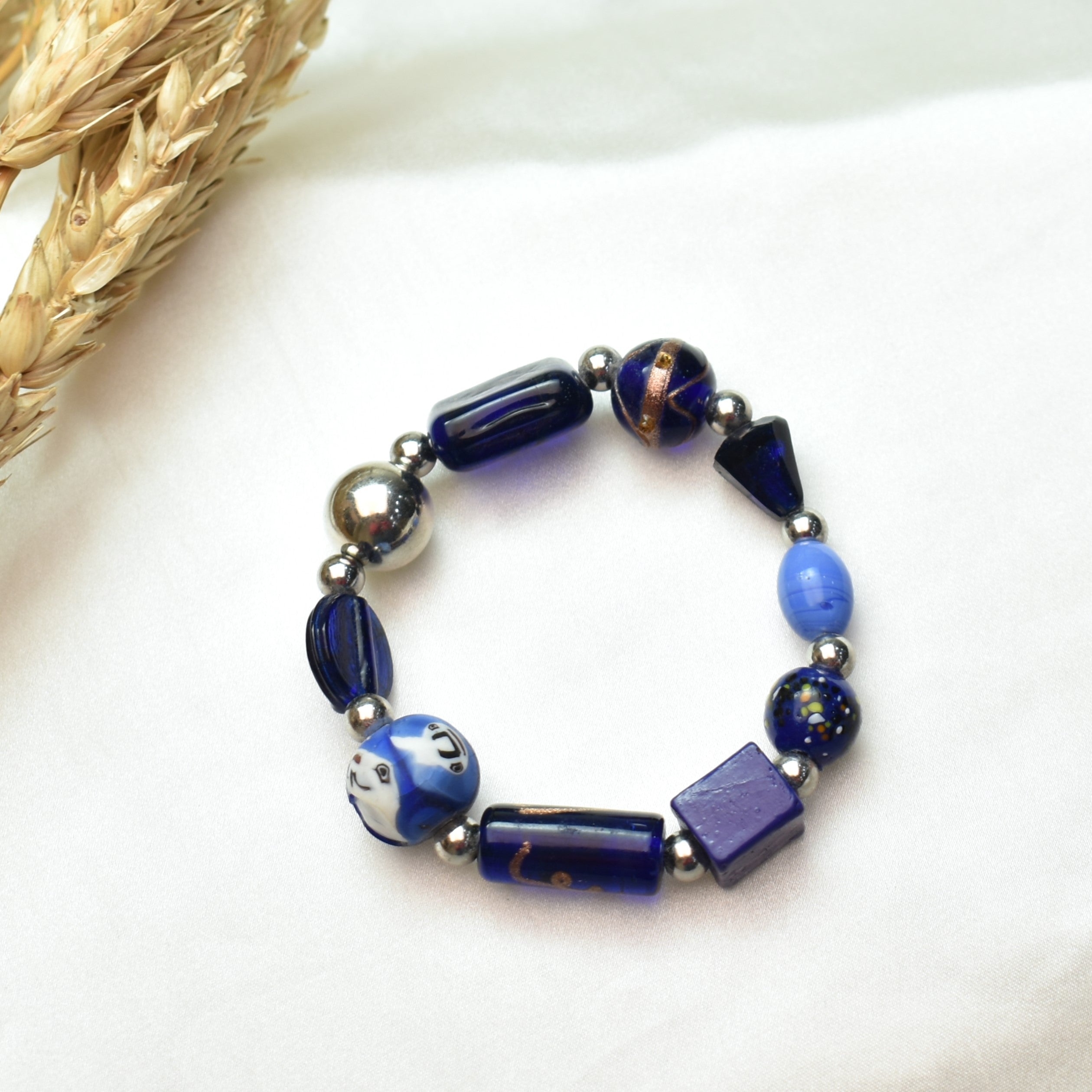 TFC Royal Beads Silver Plated Bracelet