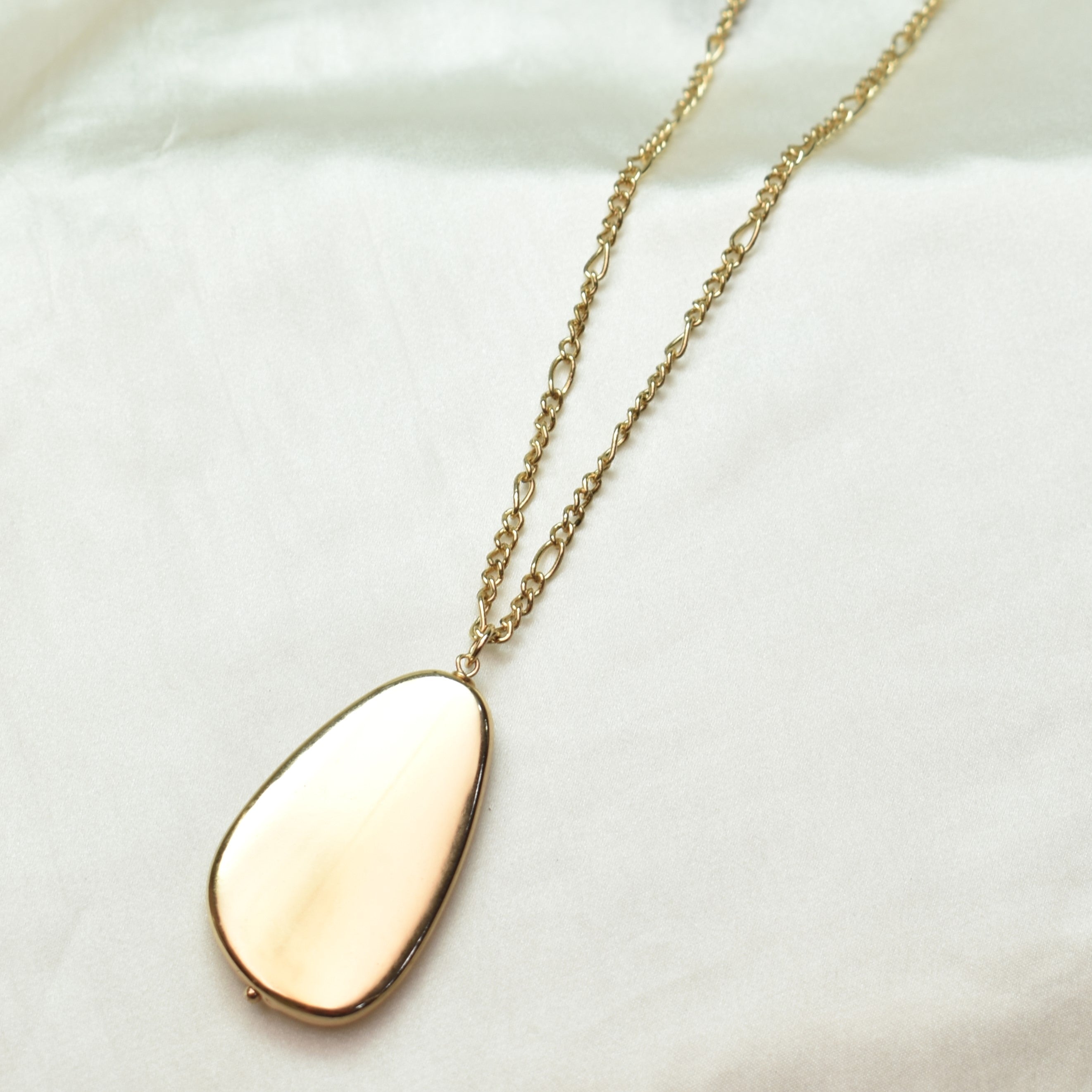 TFC Slim Chic Gold Plated Pendant Necklace