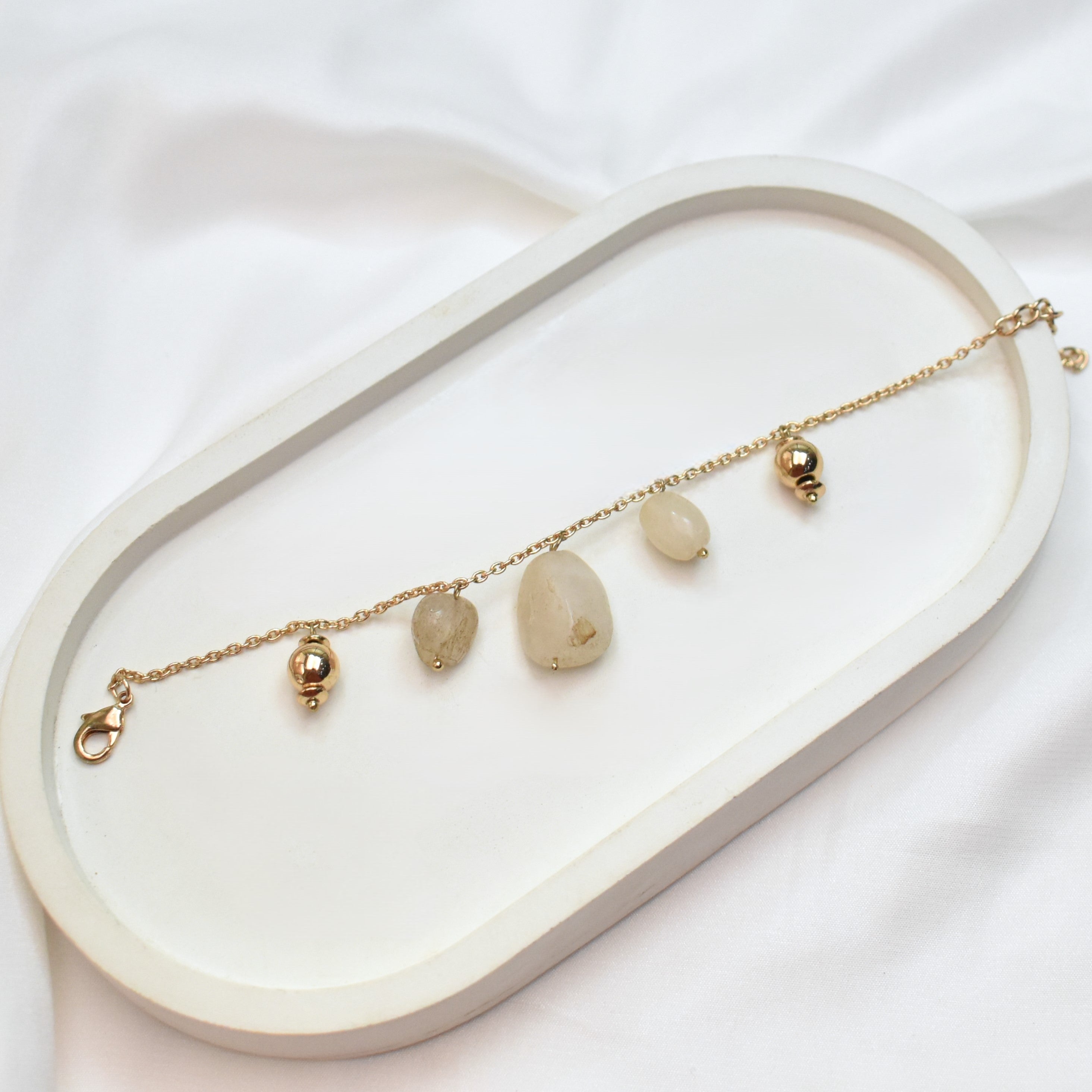 TFC Marble Hanging Gold Plated Bracelet