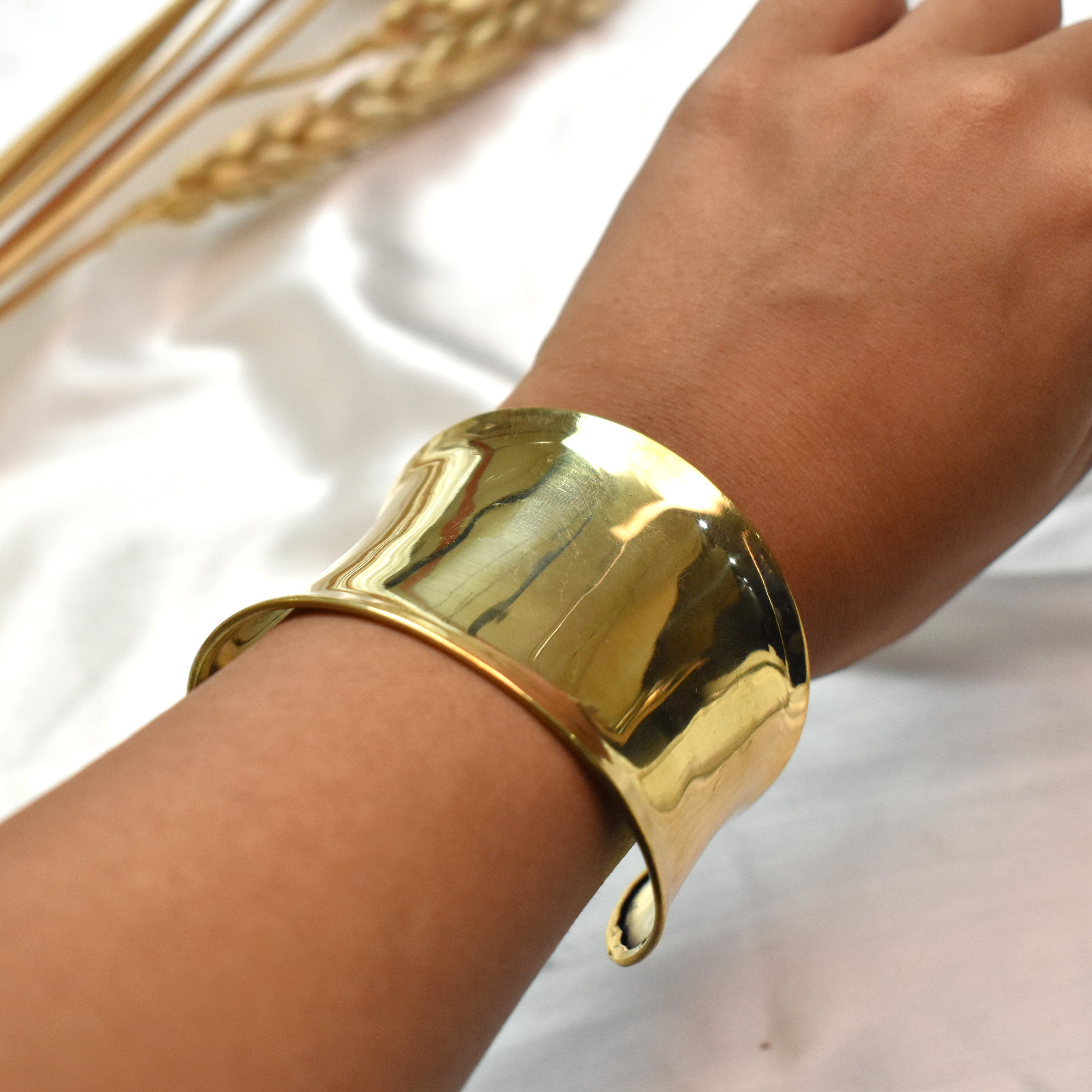 TFC Pure From Collection Polished Brass Cuff