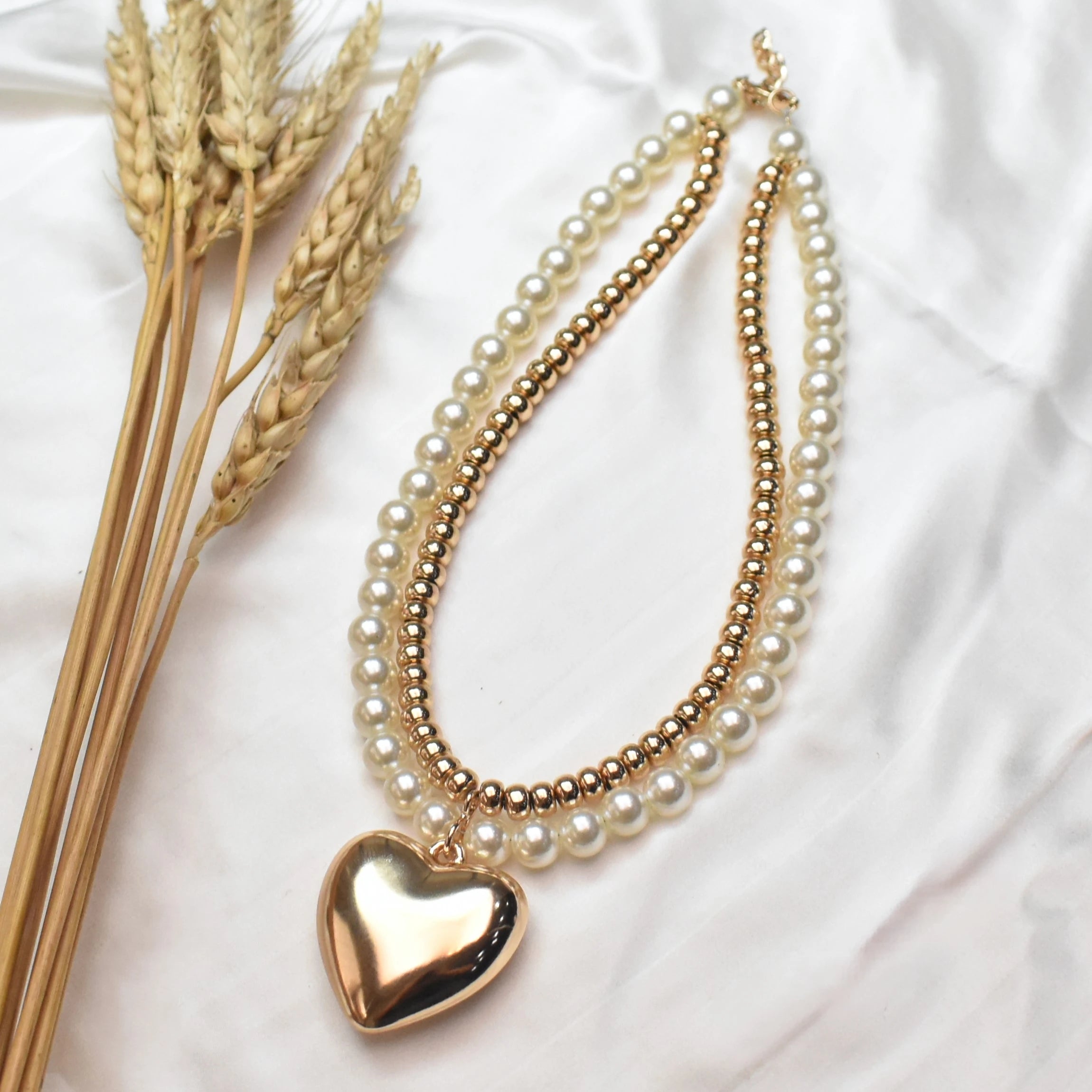 TFC Love Unfolds Gold Plated Layered Necklace