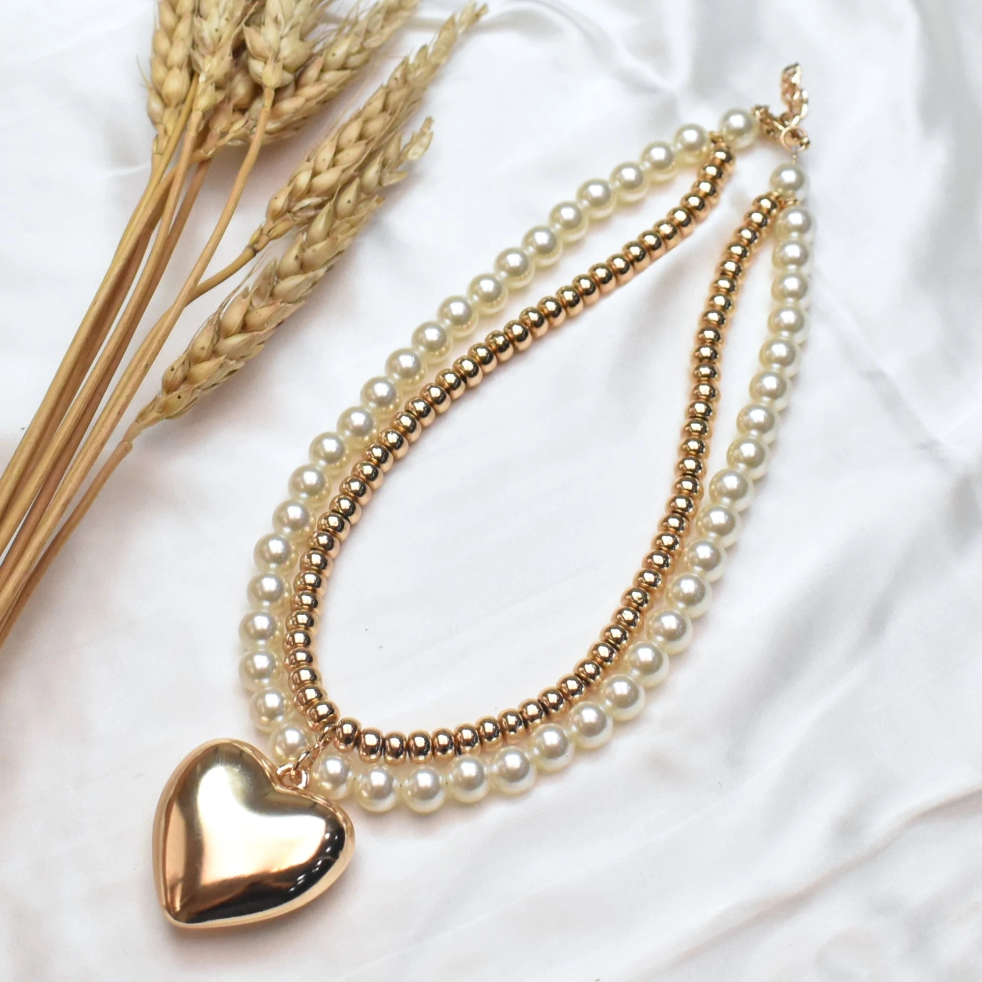 TFC Love Unfolds Gold Plated Layered Necklace