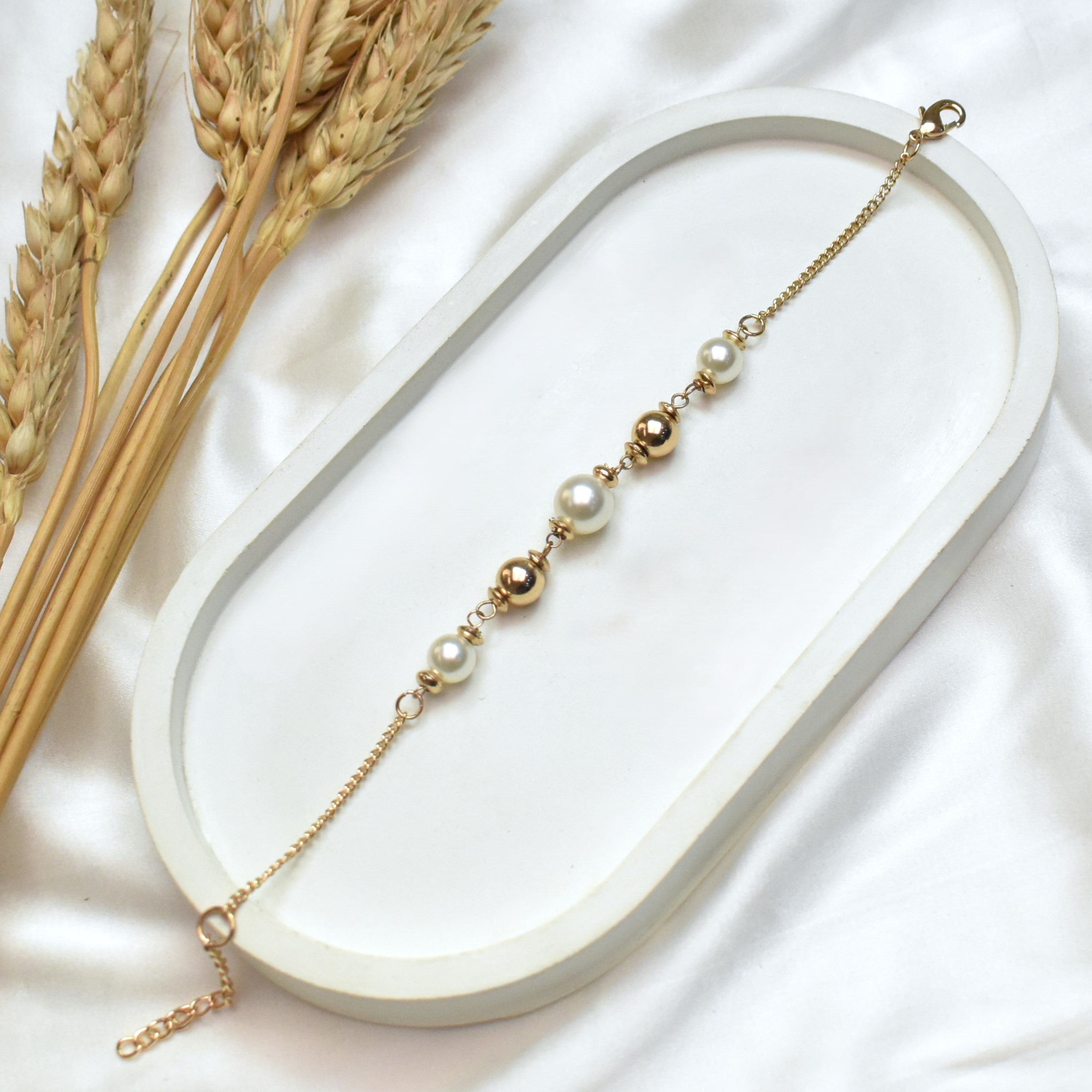 TFC Pearl Revival Gold Plated Bracelet