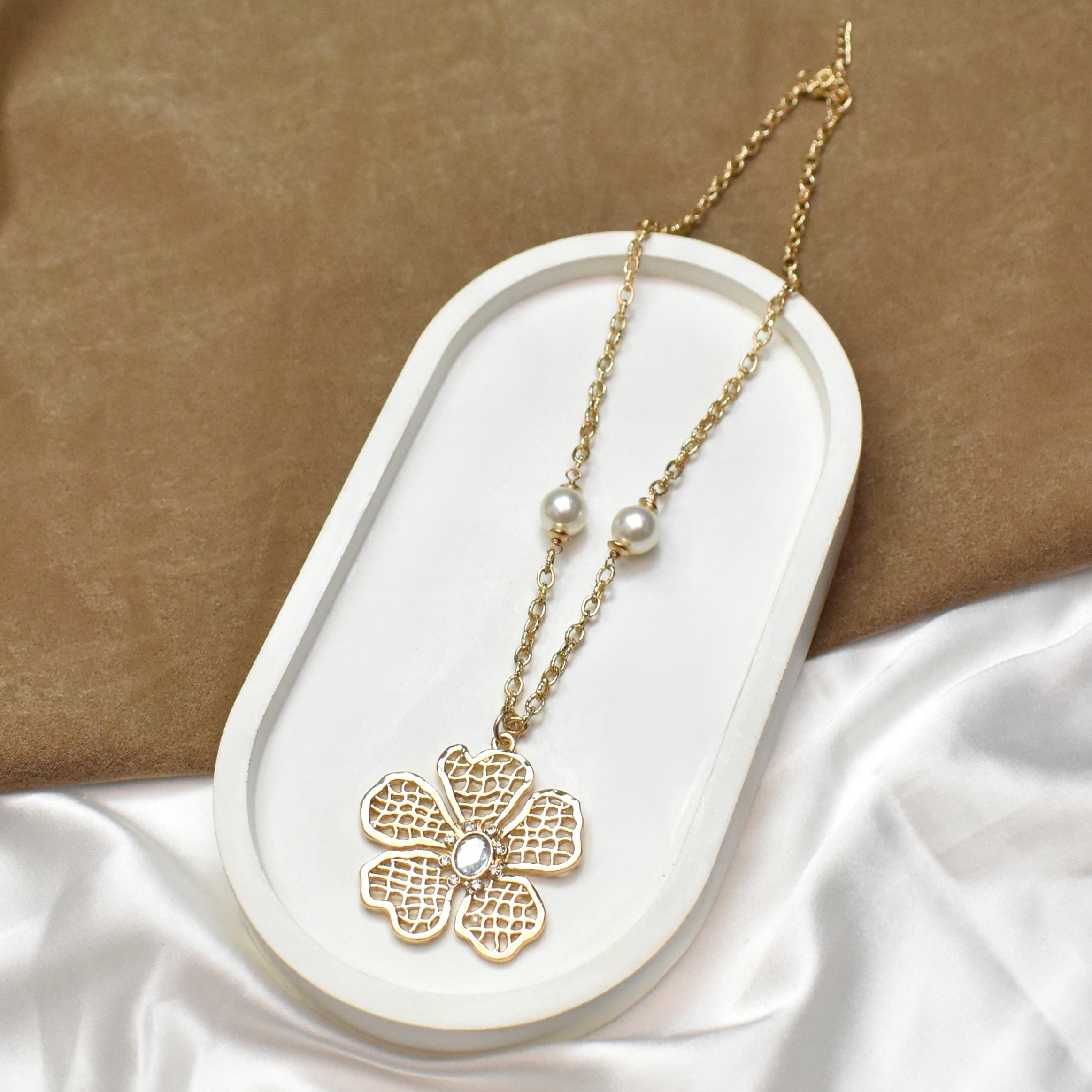 TFC Blossom Belle Gold Plated Necklace