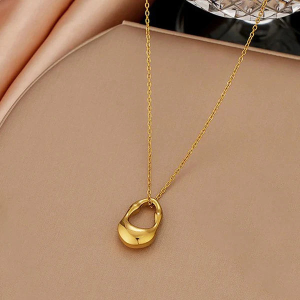 TFC Small Purse Gold  Plated Pendant Necklace
