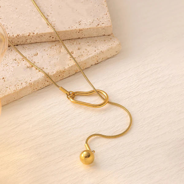 TFC Golden Promise Gold Plated Pendant Necklace