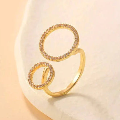 TFC Infinite Orbits Adjustable Gold Plated Ring