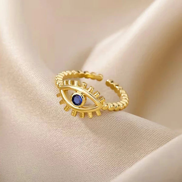 TFC Karma Catcher Adjustable Gold Plated Ring