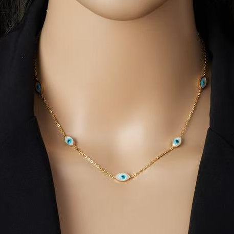 TFC Evil Eye Gold Plated Necklace