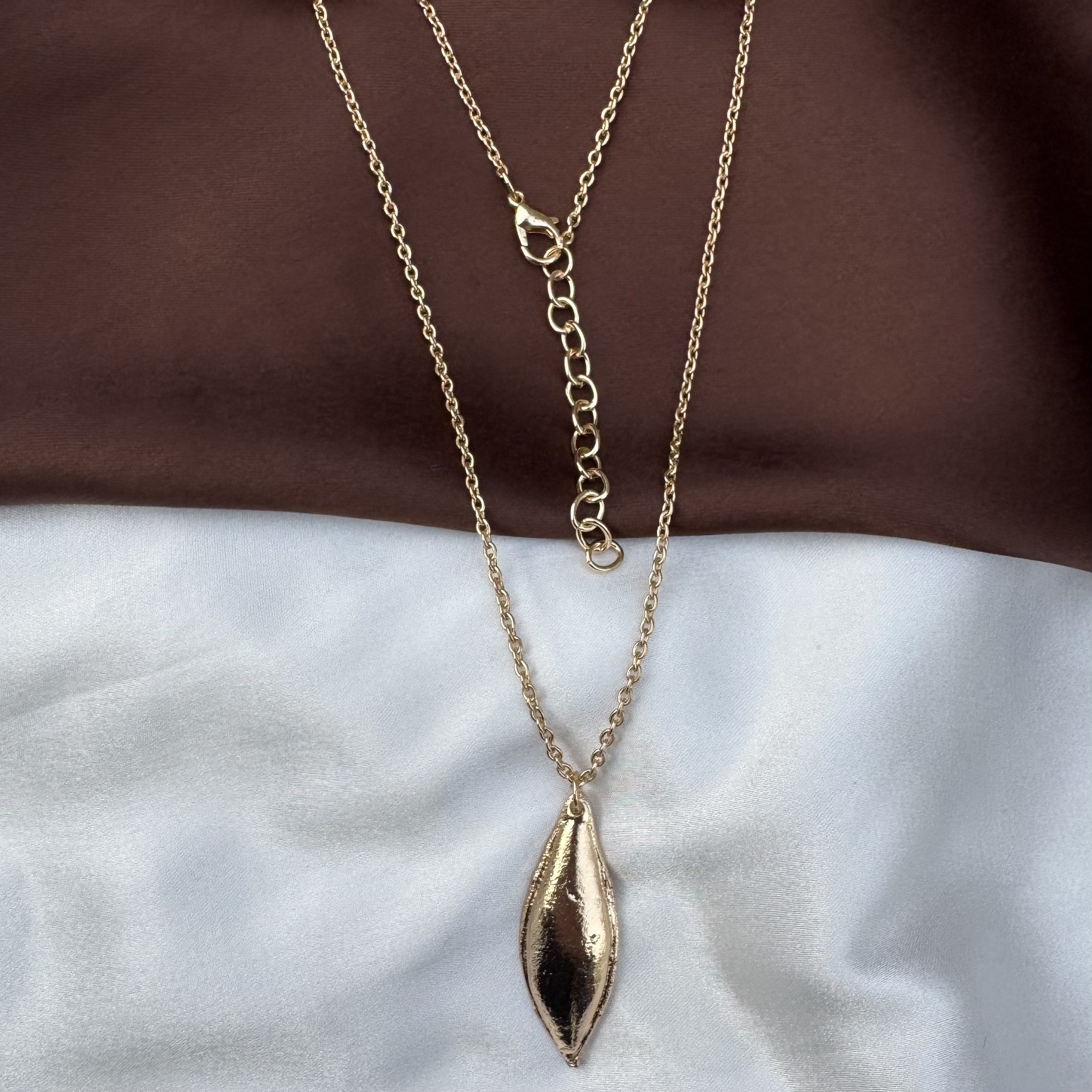 TFC Subtle Shine Gold Plated Pendant Necklace