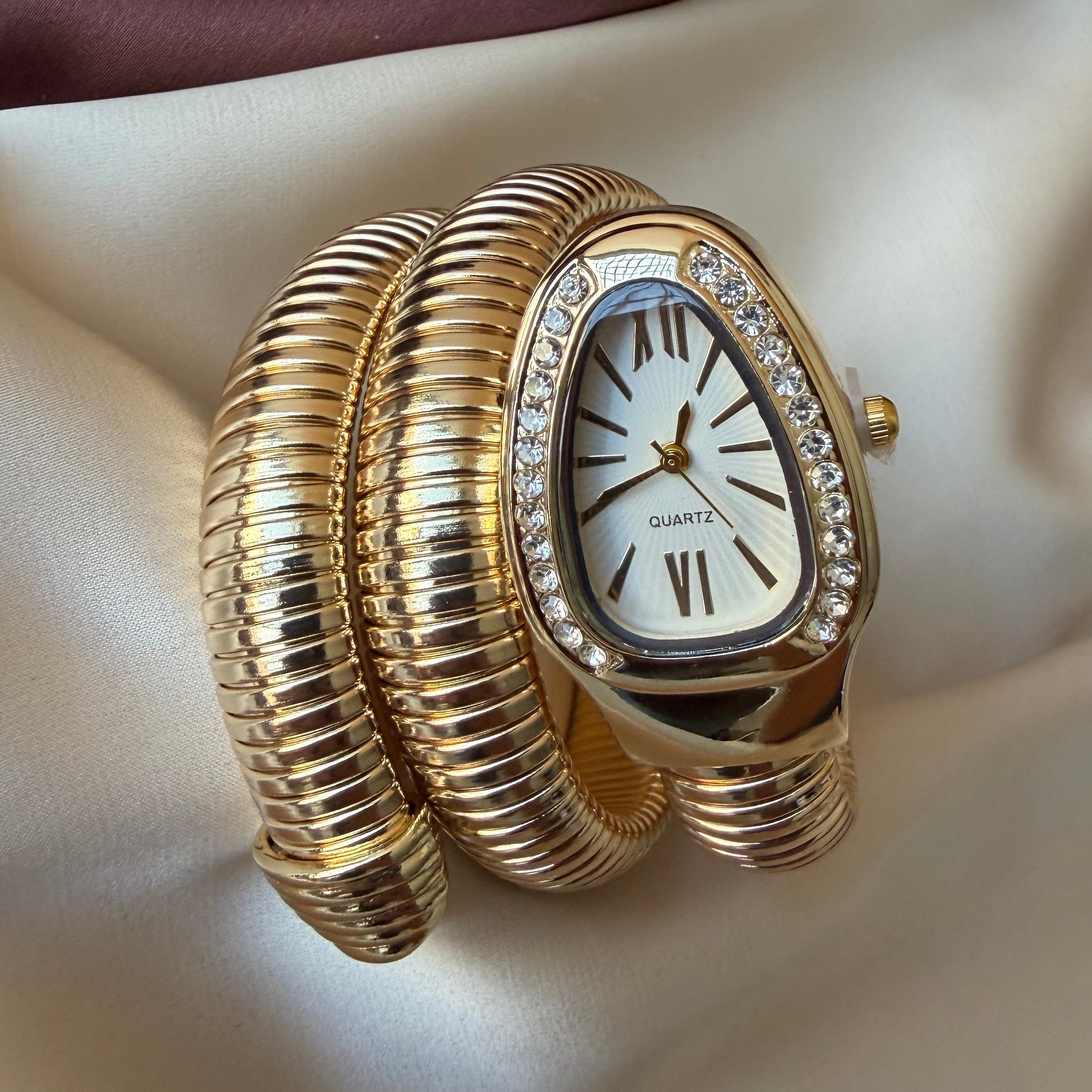 TFC Snake Watch Gold Plated Bracelet