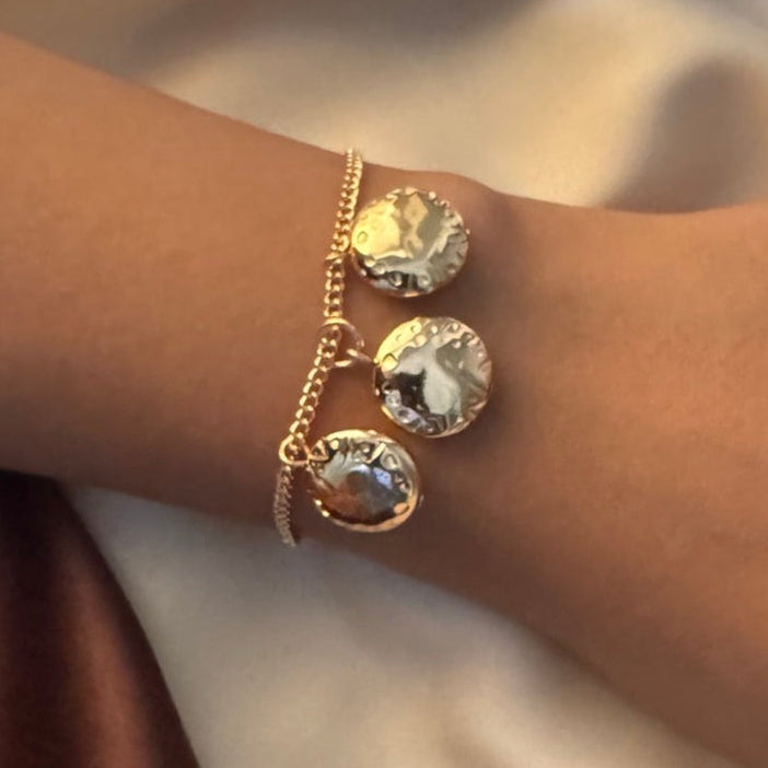 TFC Creto Bead Gold Plated Bracelet