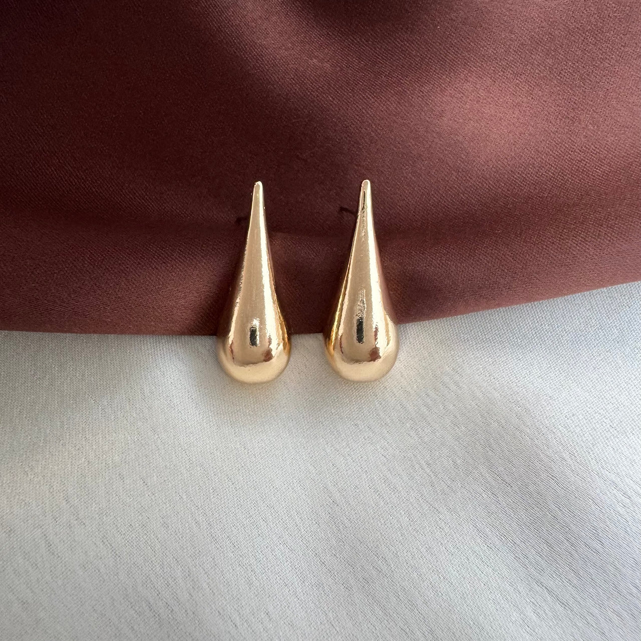 TFC Trickle Gold Plated Stud Earrings