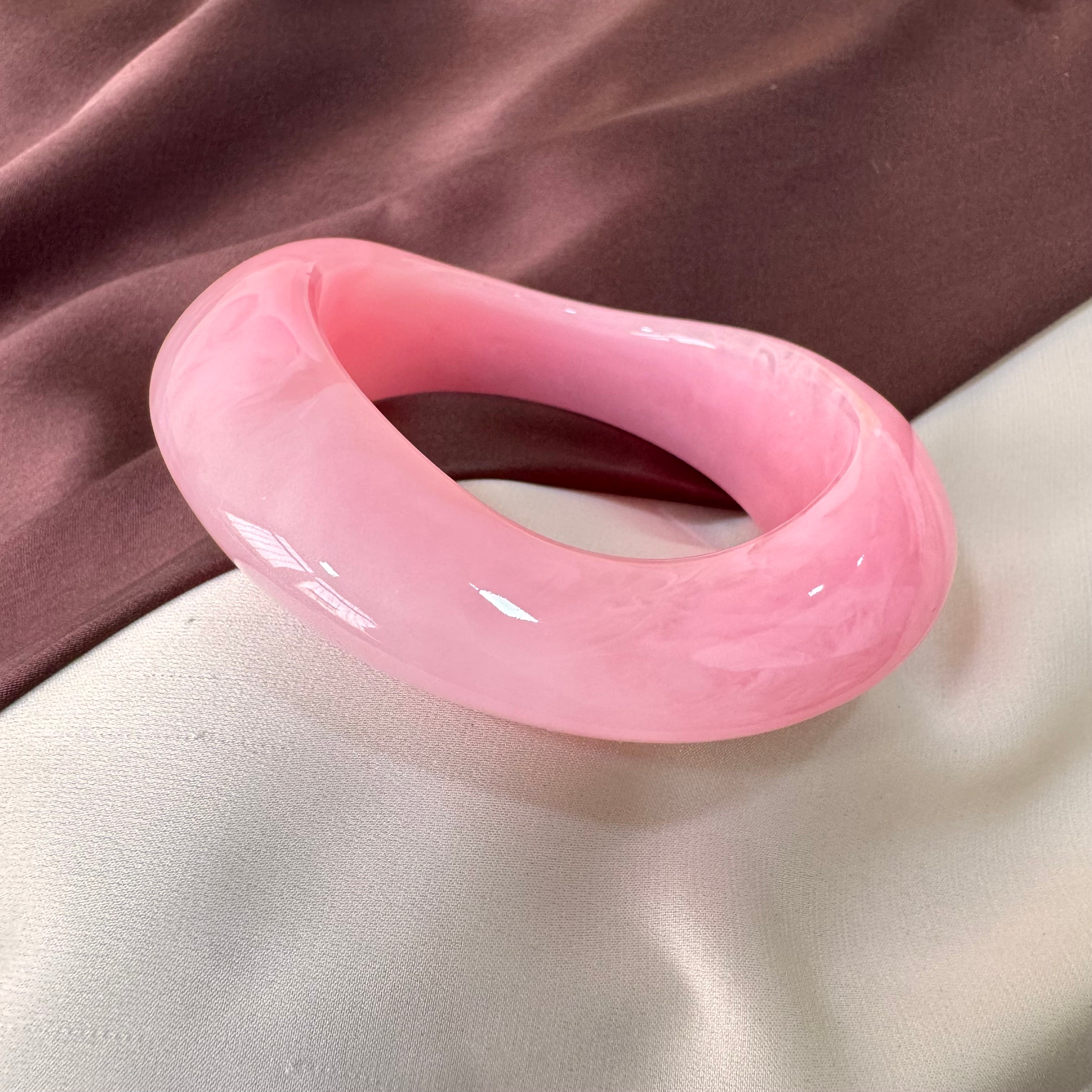 TFC Size 2.6 Pink Resin Bangle