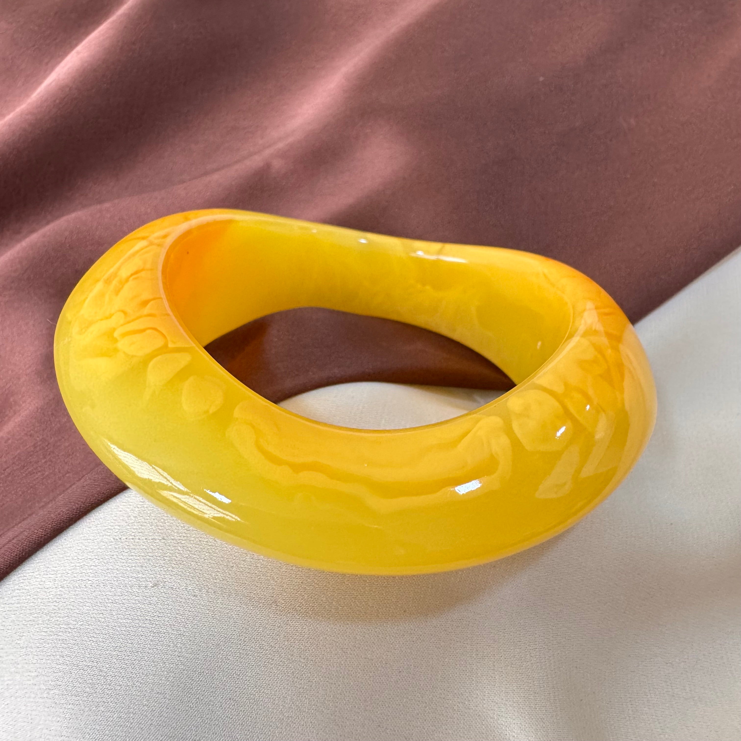 TFC Size 2.6 Yellow Resin Bangle