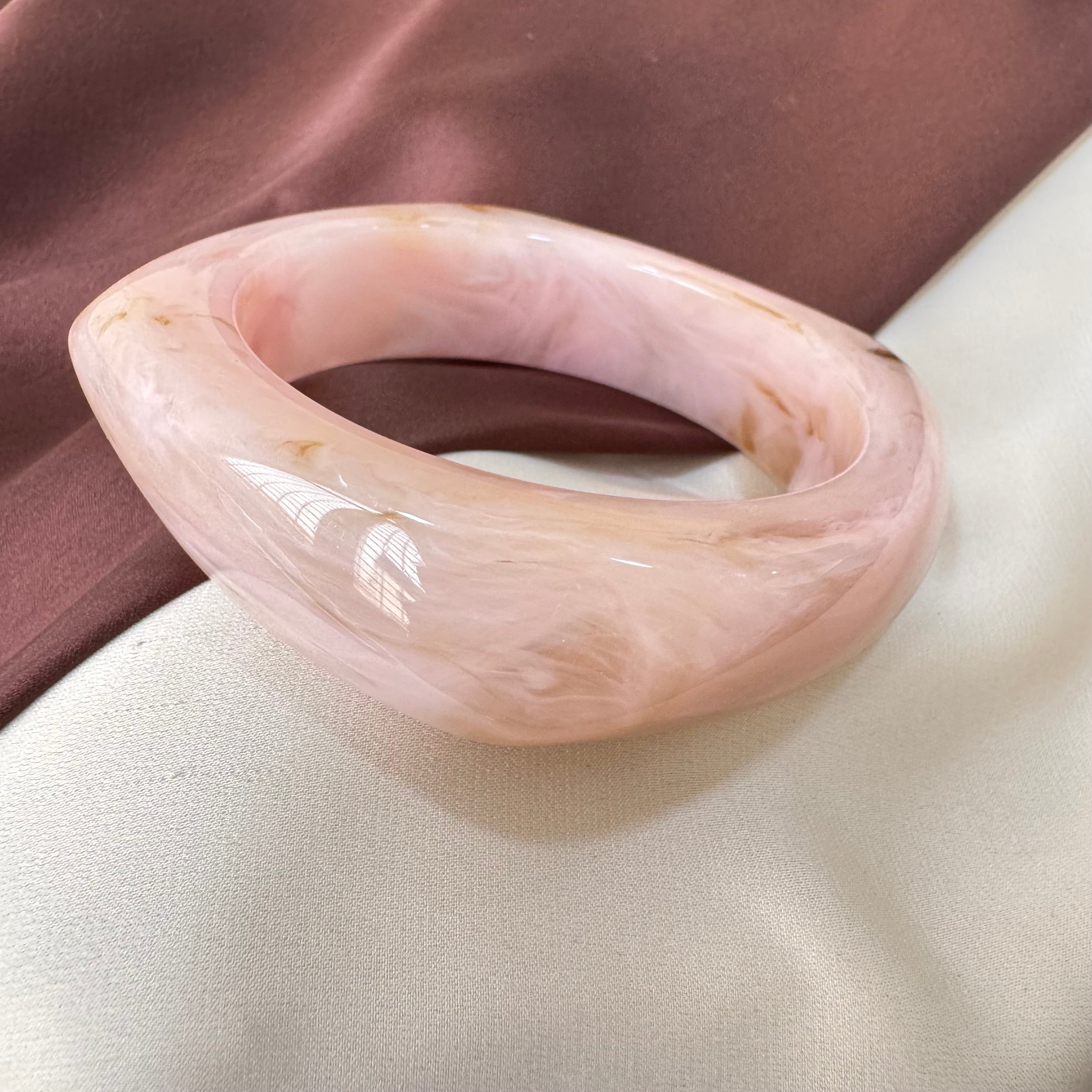 TFC Size 2.6 Pale Pink Resin Bangle