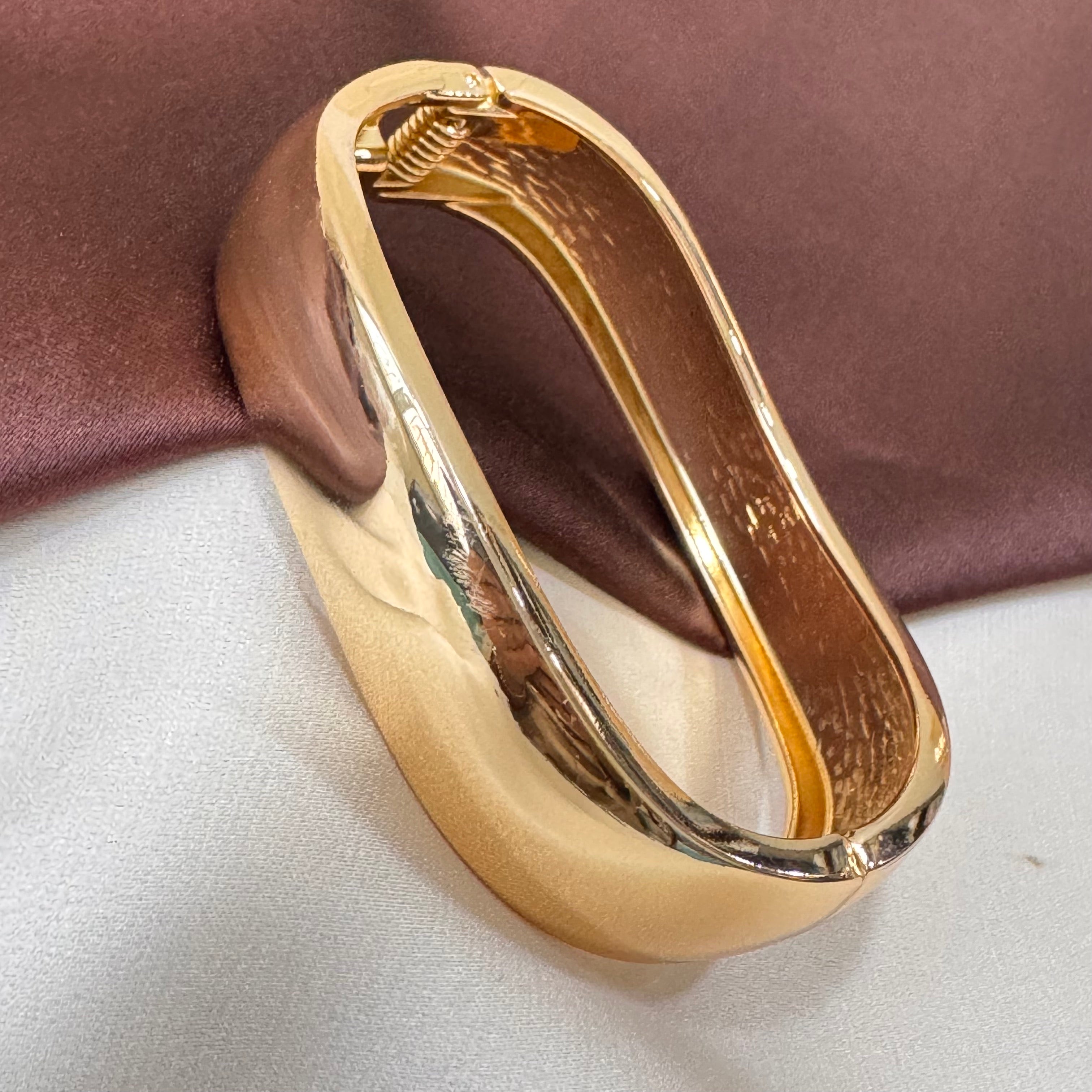 TFC Size 2.6 Urban Chic Gold Plated Bracelet Bangle