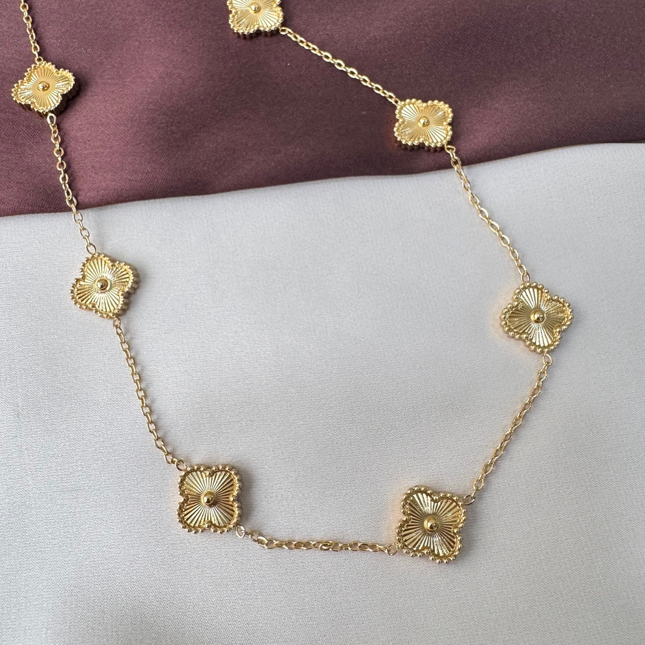TFC Golden Flower Gold Plated Necklace