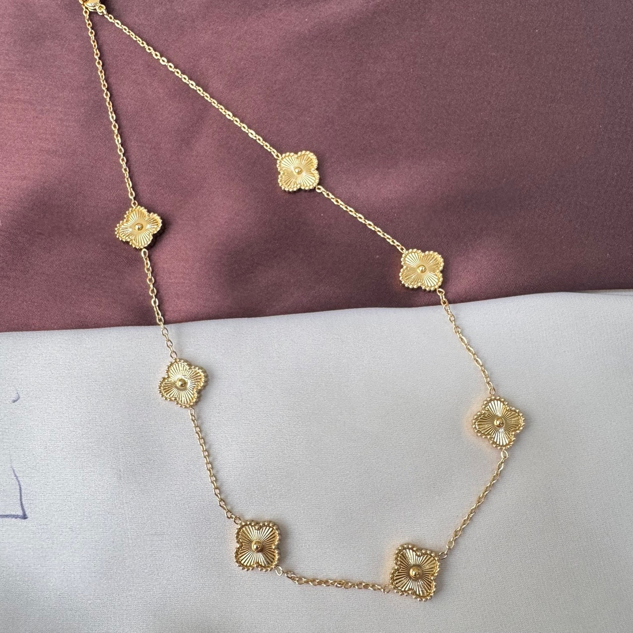 TFC Golden Flower Gold Plated Necklace