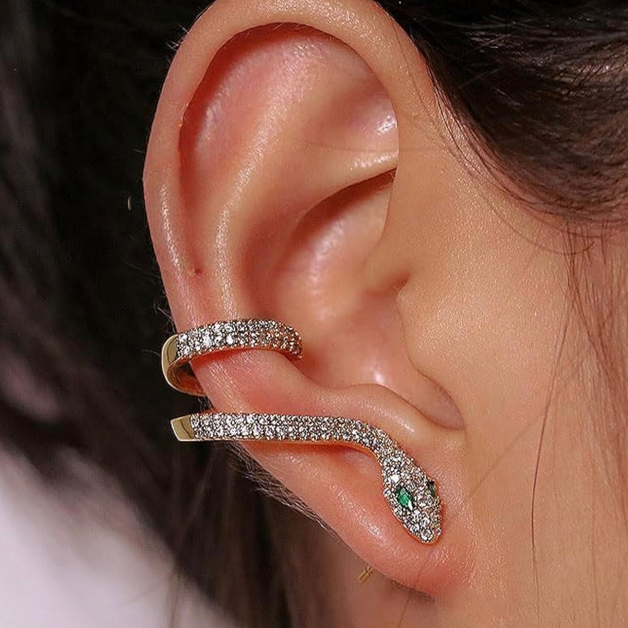 TFC Snake Gold Plated Ear Cuff