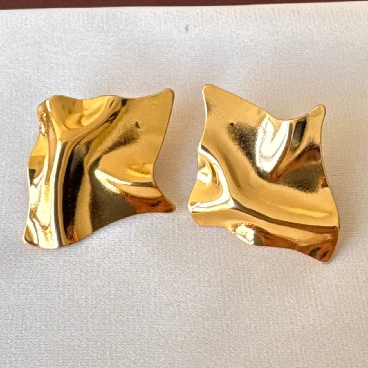 TFC Designer Kite Gold Plated Stud Earrings