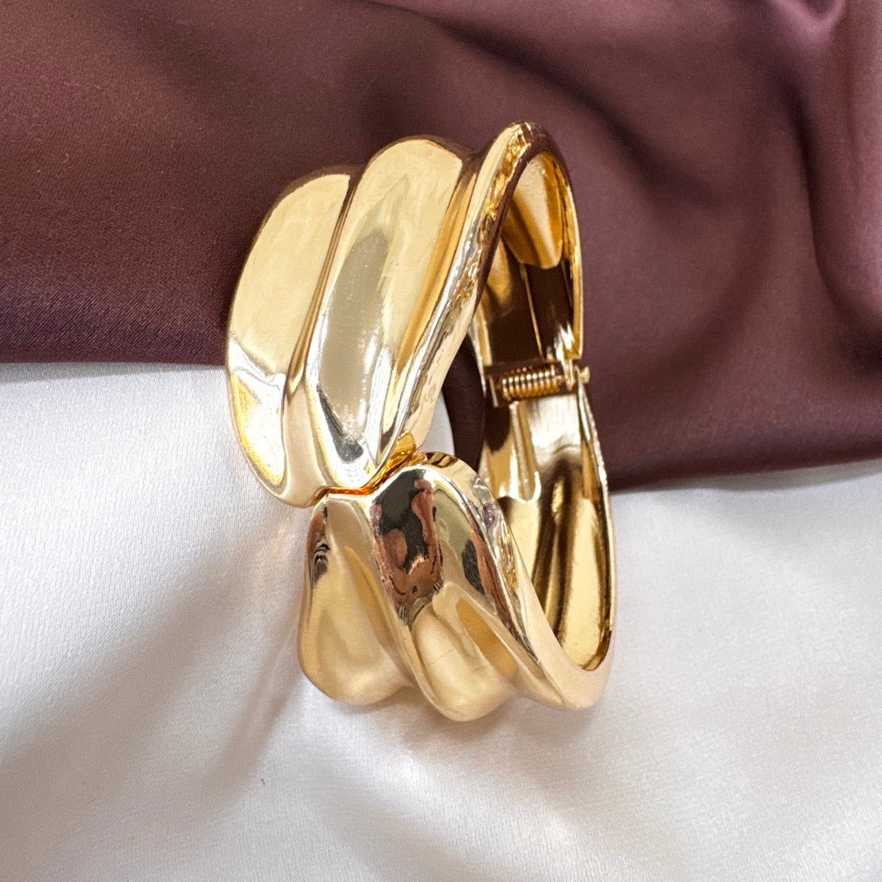 TFC Size 2.6 Simple Solidia Gold Plated Bracelet Bangle
