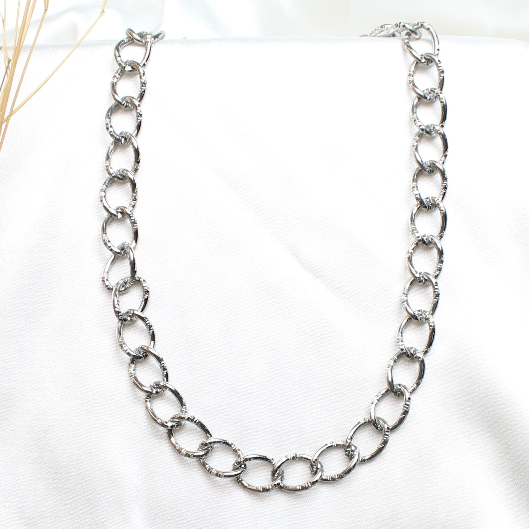 TFC Turino Luxury Silver Plated Chain Necklace