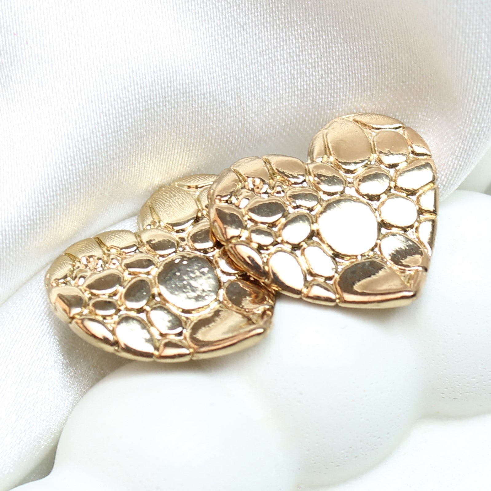 TFC Cute Small Heart Gold Plated Stud Earrings