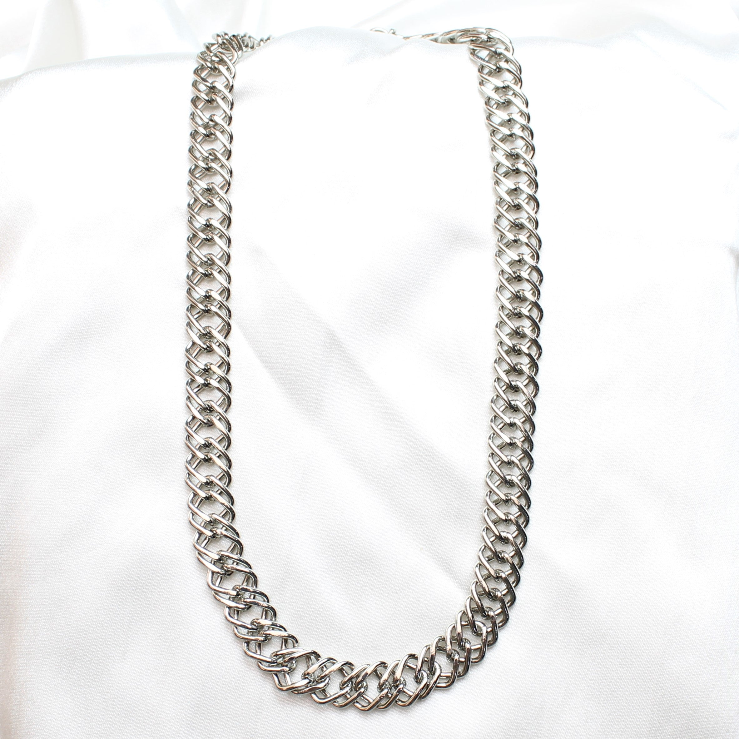 TFC Milano Luxury Silver Plated Chain Necklace