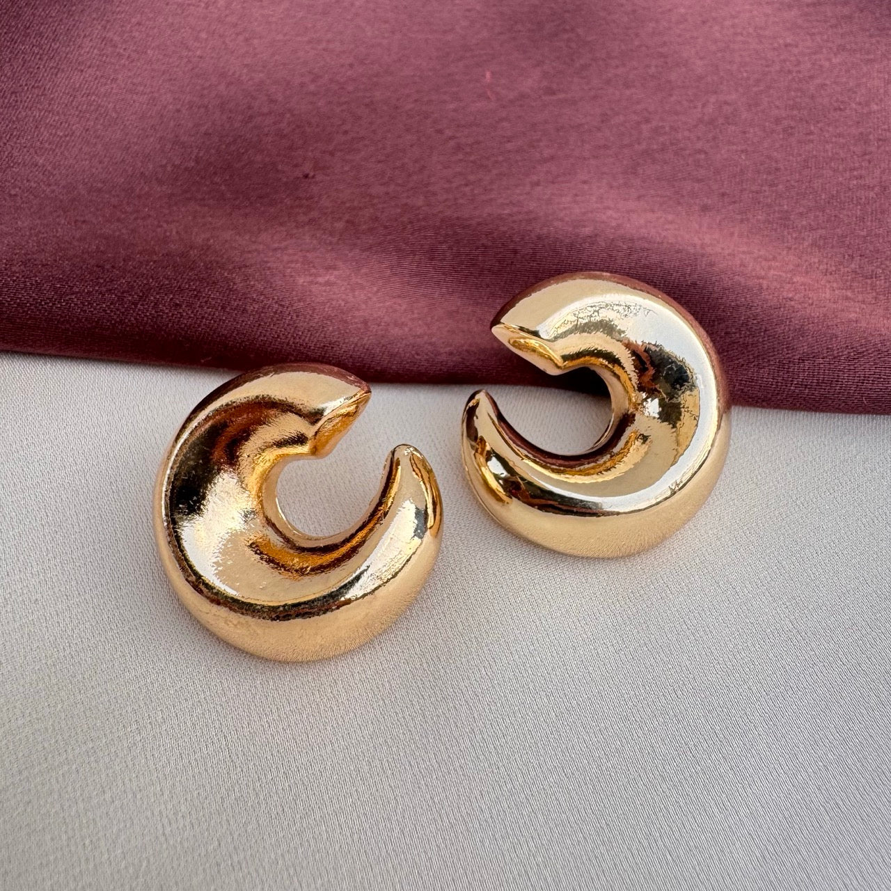 TFC Trendy Touch Gold Plated Stud Earrings