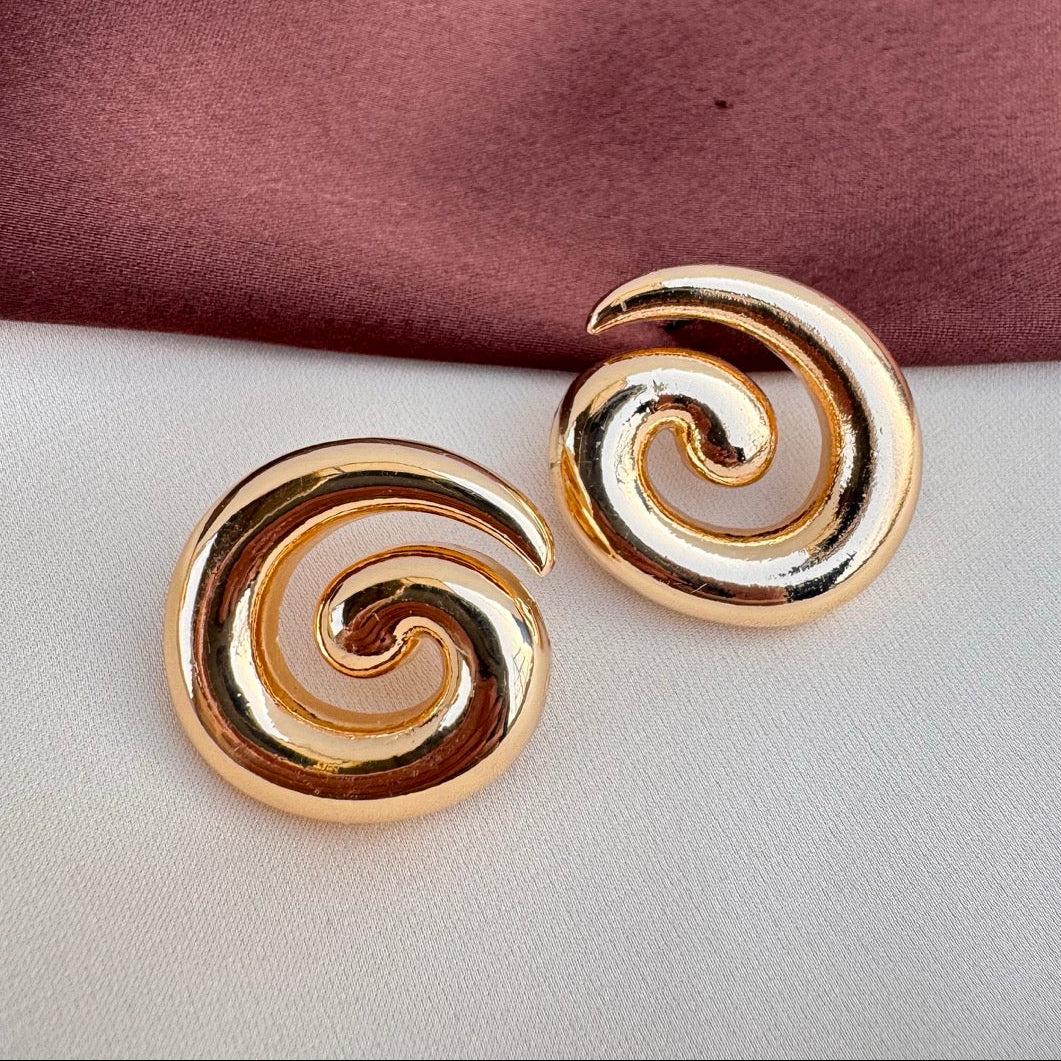 TFC Chic Icons Gold Plated Stud Earrings