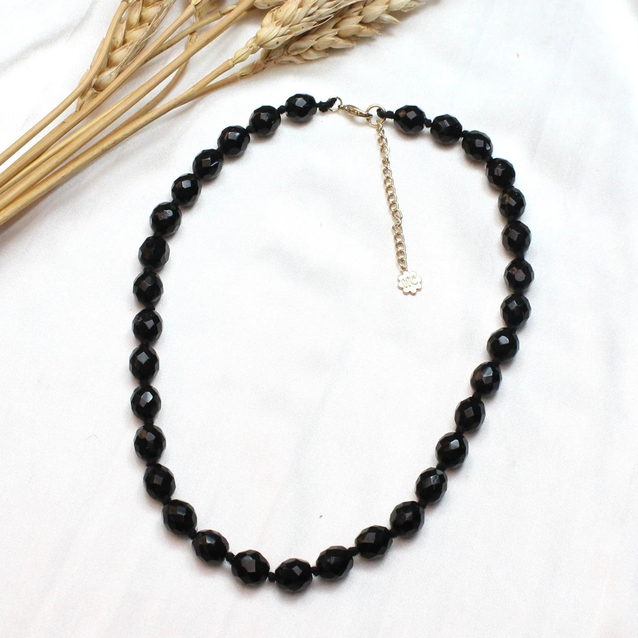 TFC Black Beads Nazar-Battu Necklace