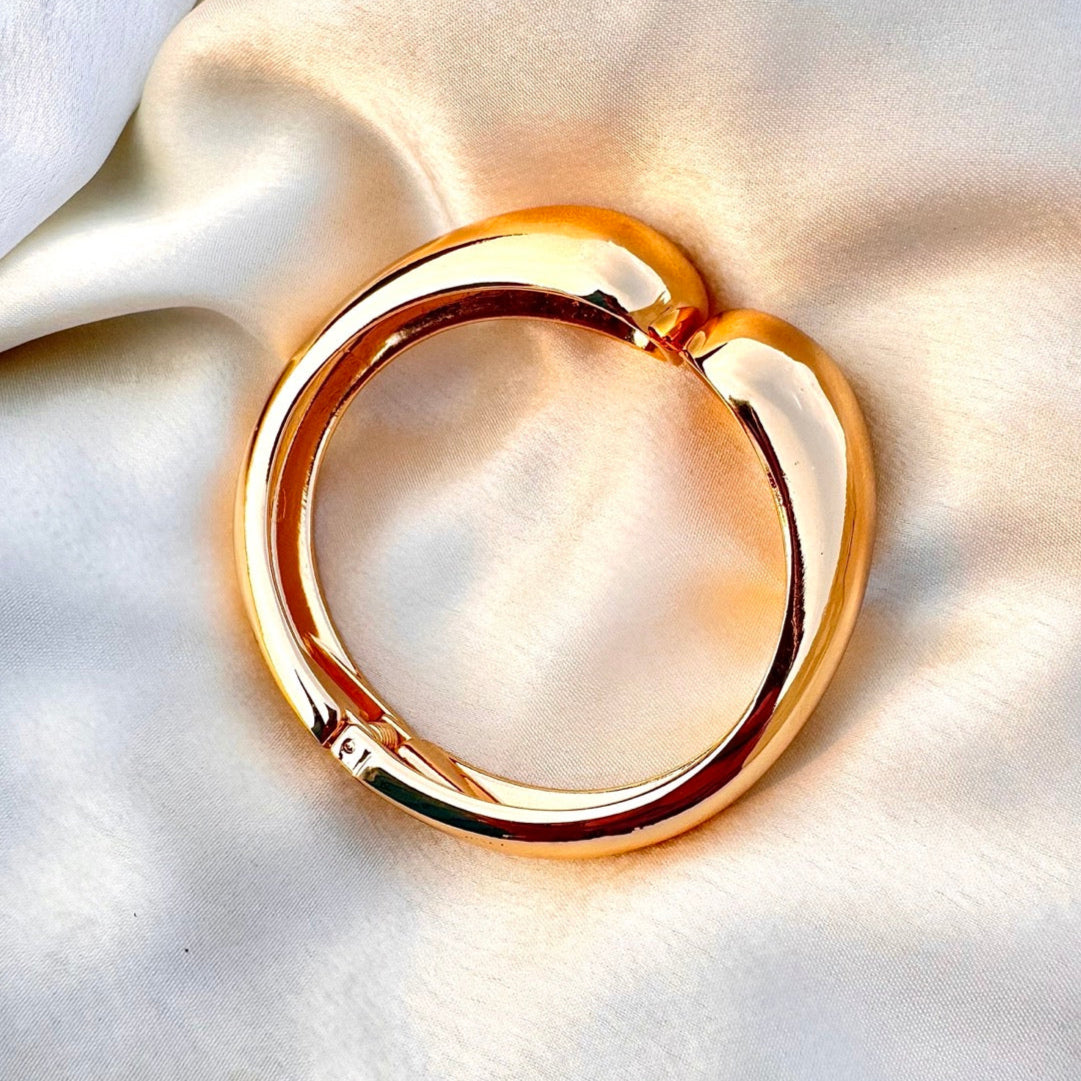 TFC Plain Gold Plated Bracelet Bangle (Size 2-6)