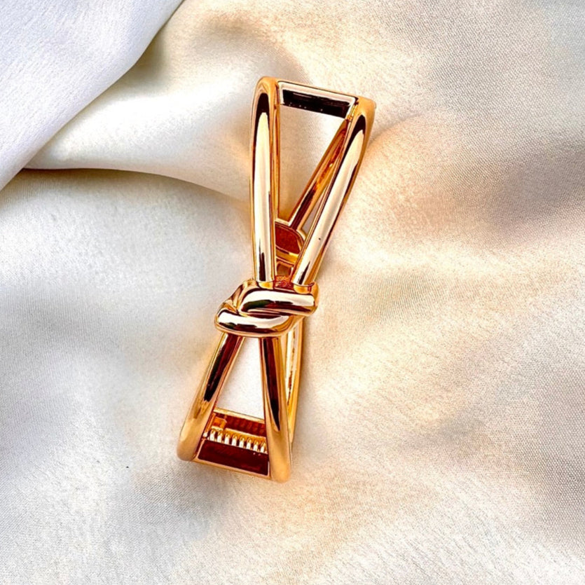 TFC Petite Knot Gold Plated Barcelet Bangle (size 2-8)
