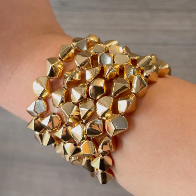 TFC Glowing Gold Plated Bracelet (set of 6)