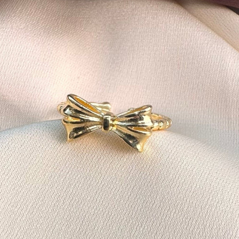 TFC Mini Bow Gold Plated Ring