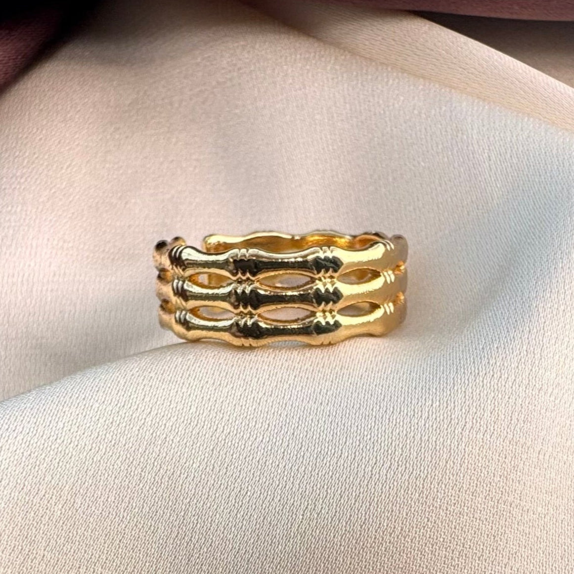 TFC Rhythm Gold Plated Ring