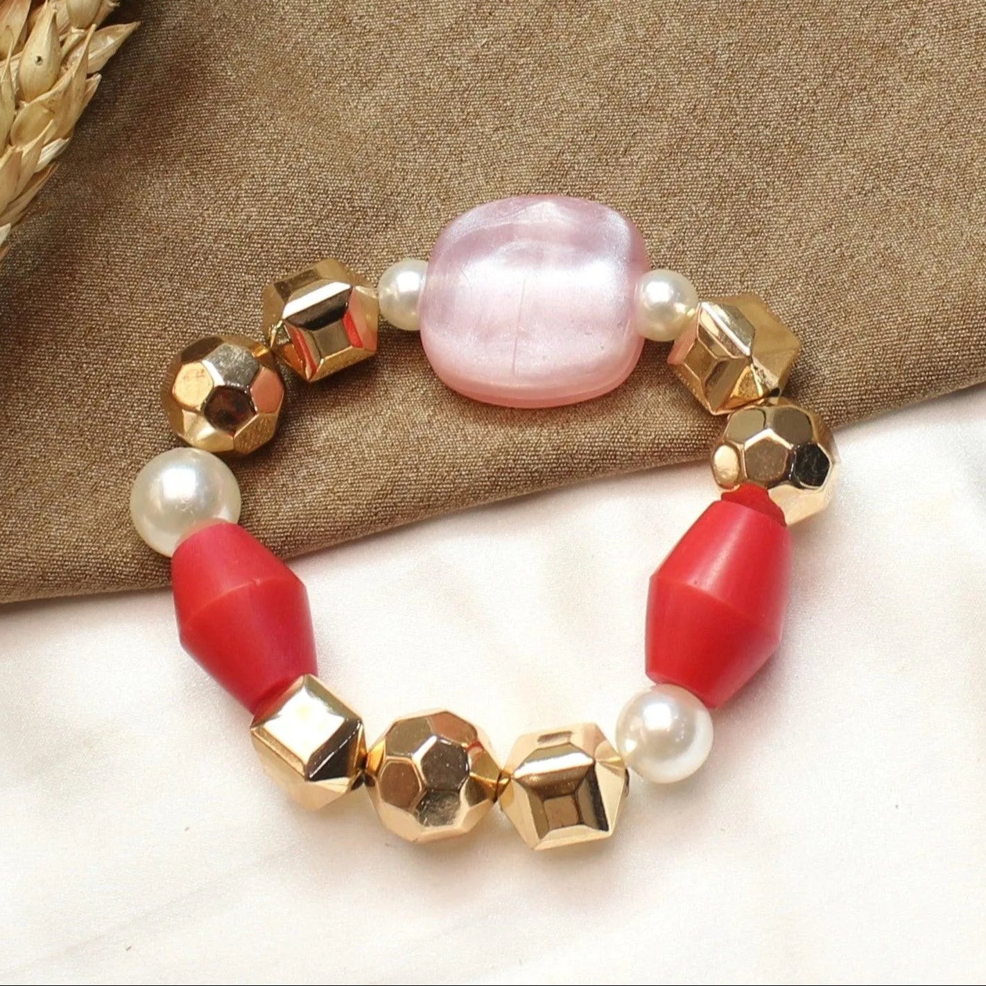 TFC Pink Paradise Gold Plated Bracelet