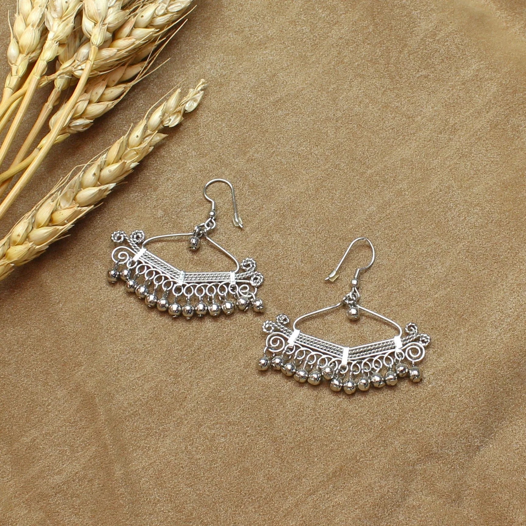 TFC Shimmering Silver Plated Earrings