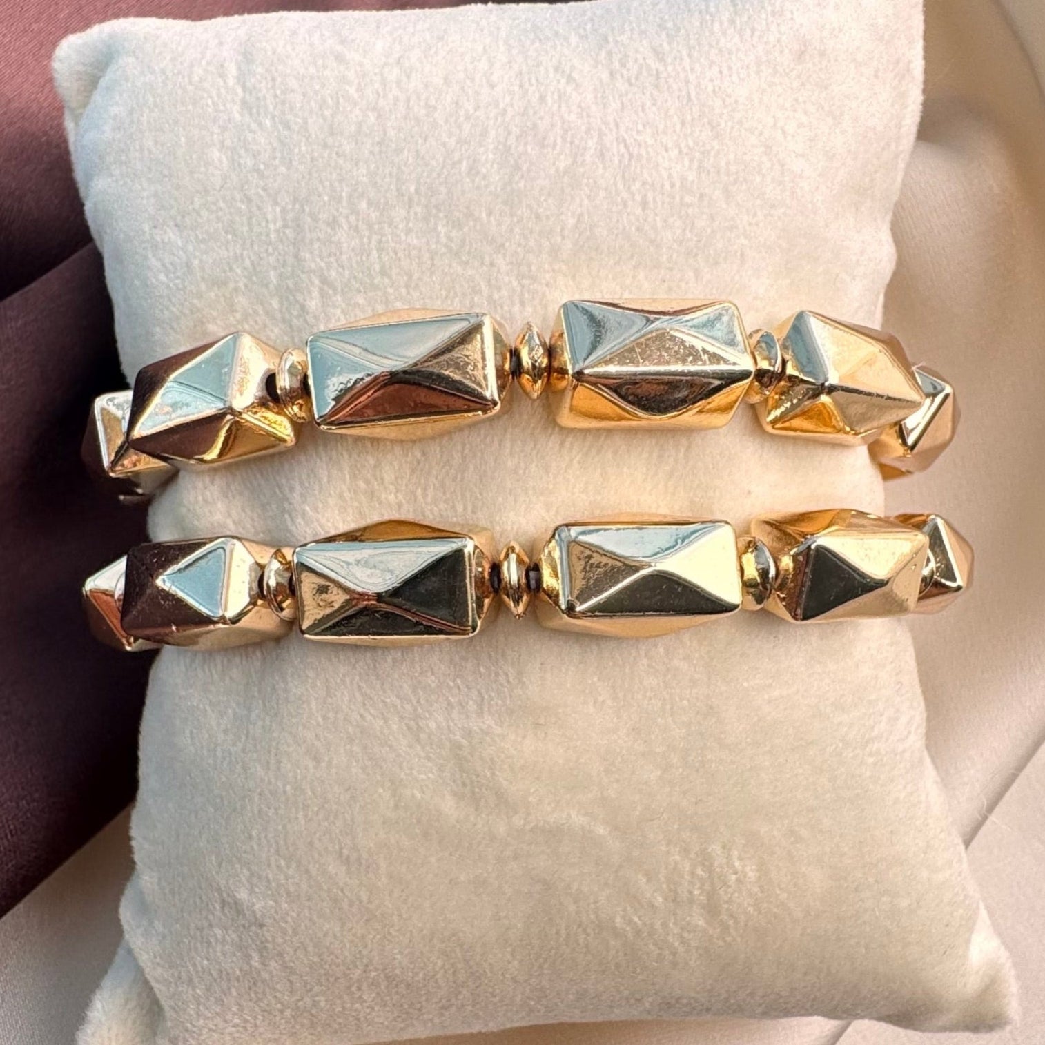 TFC Halo Gold Plated Bracelet (set of 2)