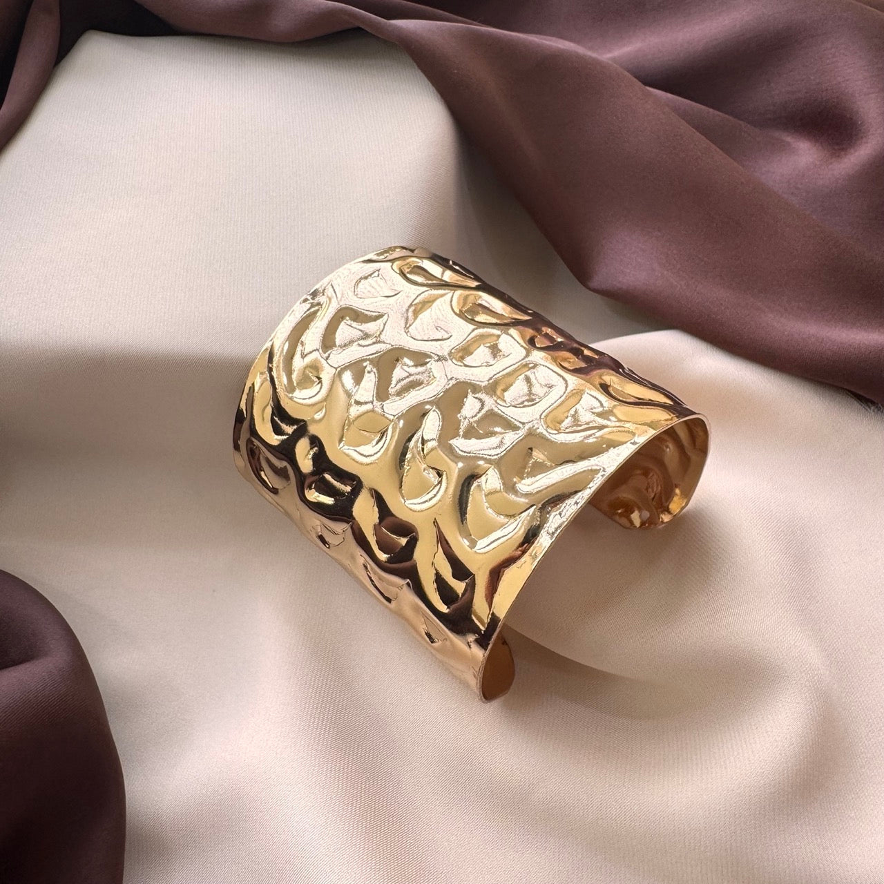 TFC Adjustable Gold Plated Bangle