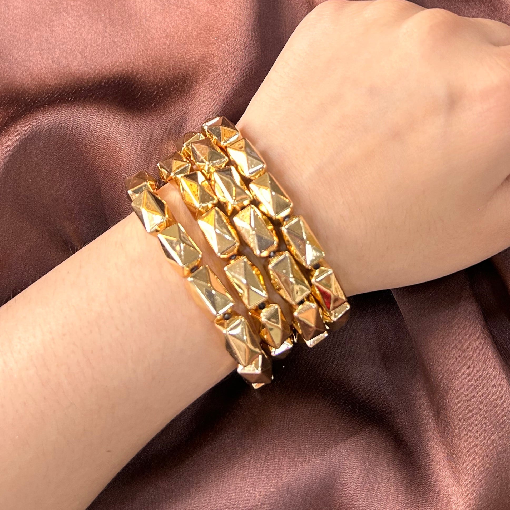 TFC Halo Gold Plated Bracelet (Set of 4)