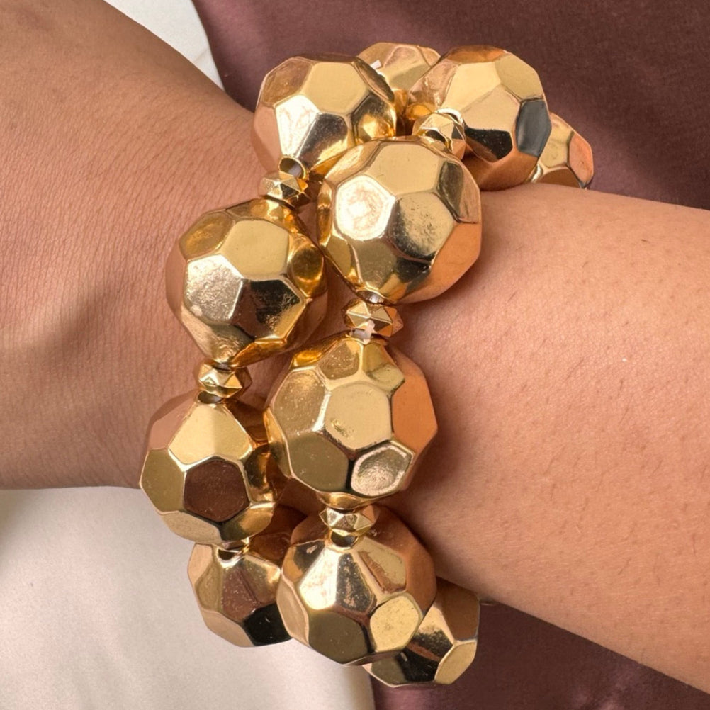 TFC Big Diamond Gold Plated Bracelet