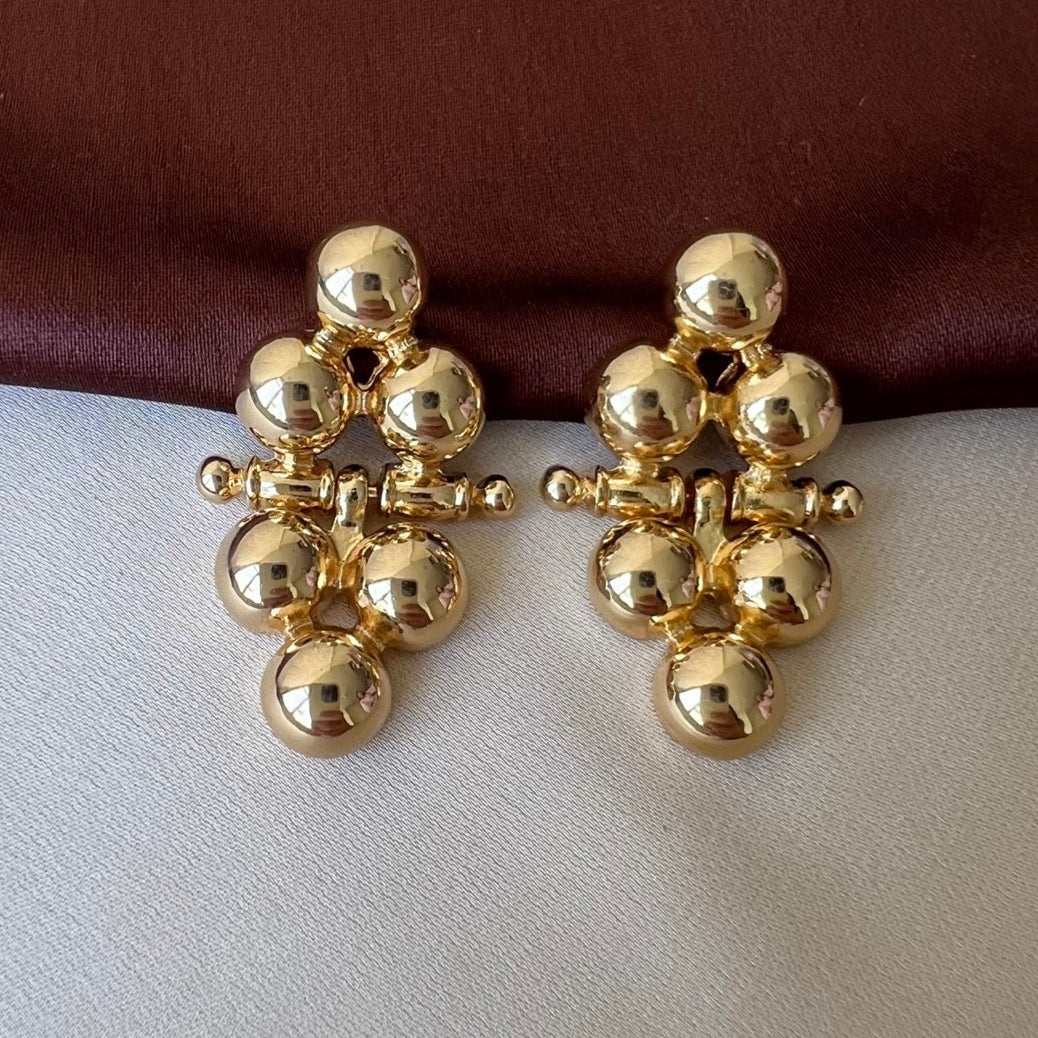 TFC Spark Jewel Gold Plated Dangler Earrings