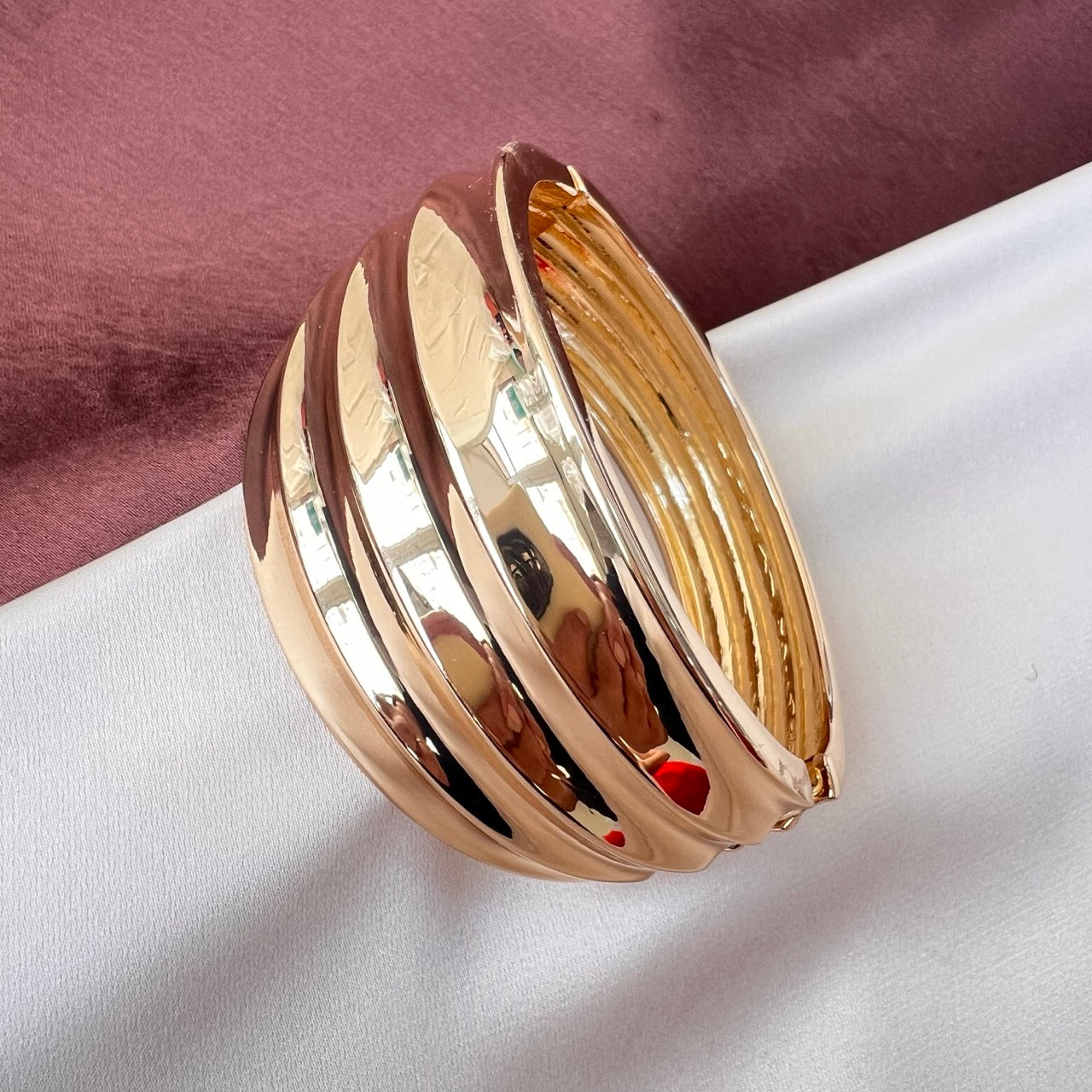 TFC Radiant Line Gold Plated Bracelet
