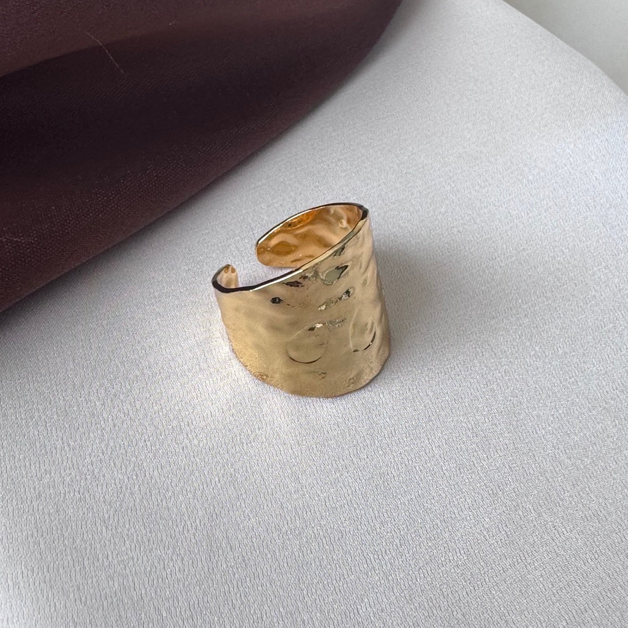 TFC Adjustable Antique Design Gold Plated Ring