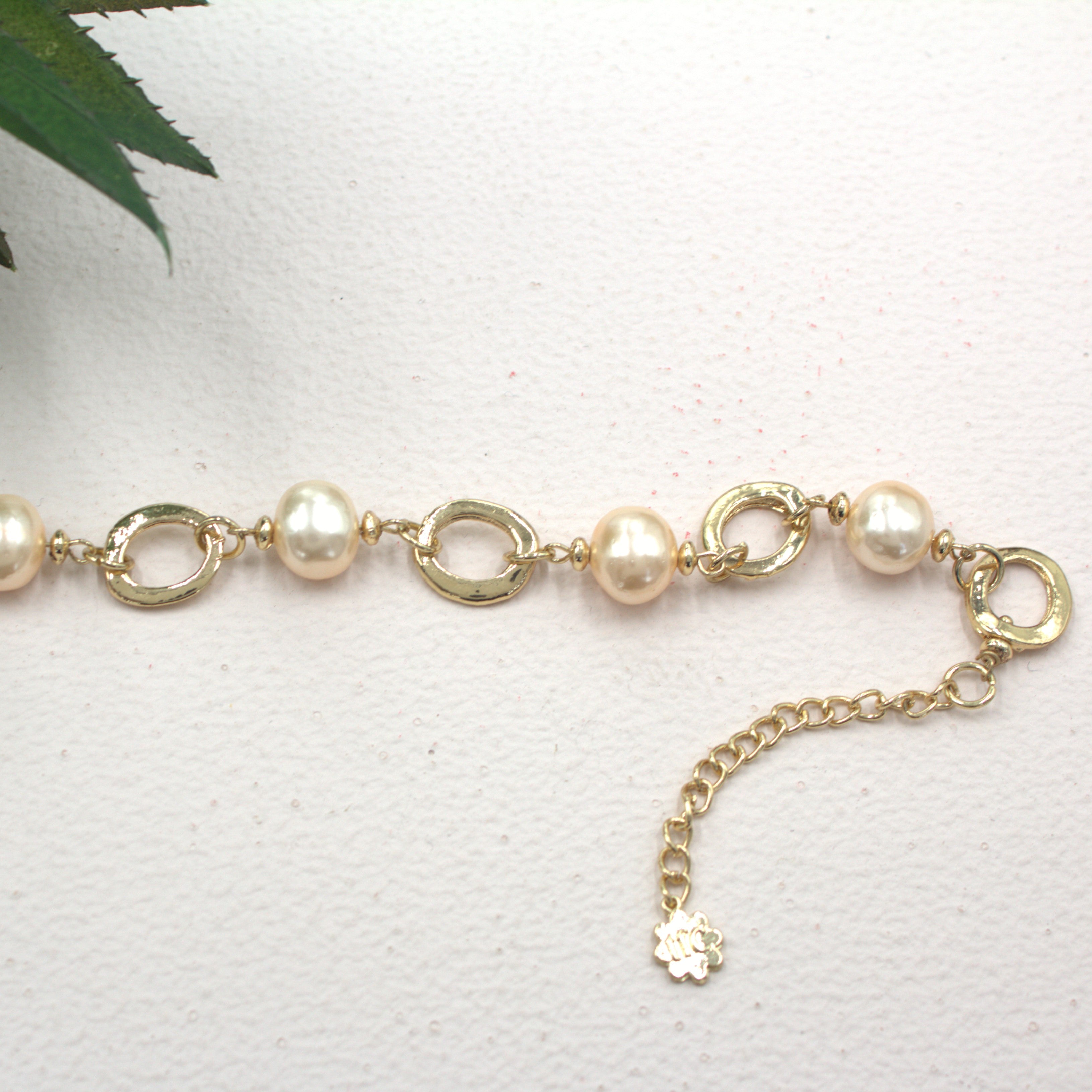 TFC Nifty Pearl Gold Plated Bracelet